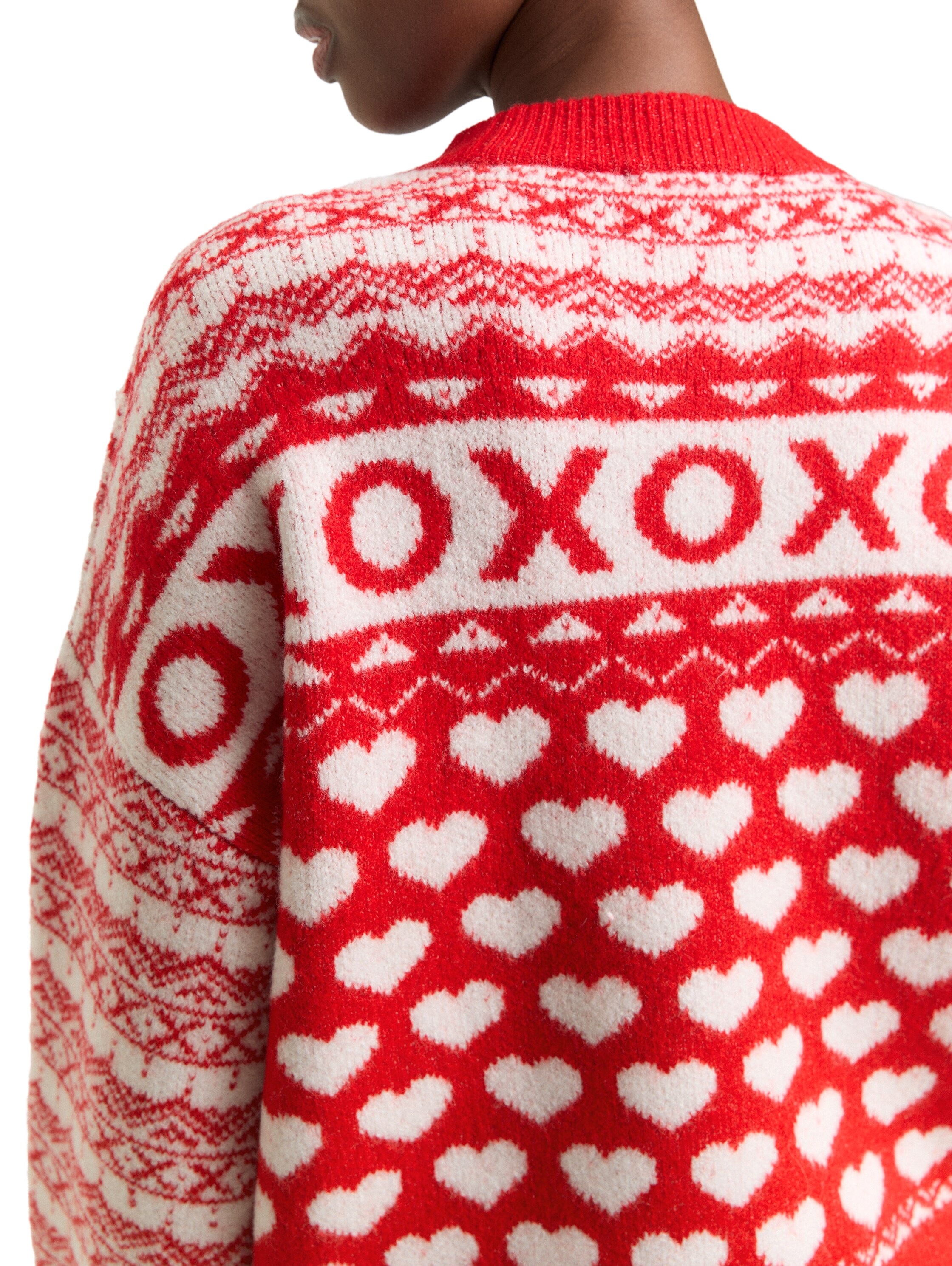 Thumbnail - TOM TAILOR Denim Strickpullover mit Allover-Muster