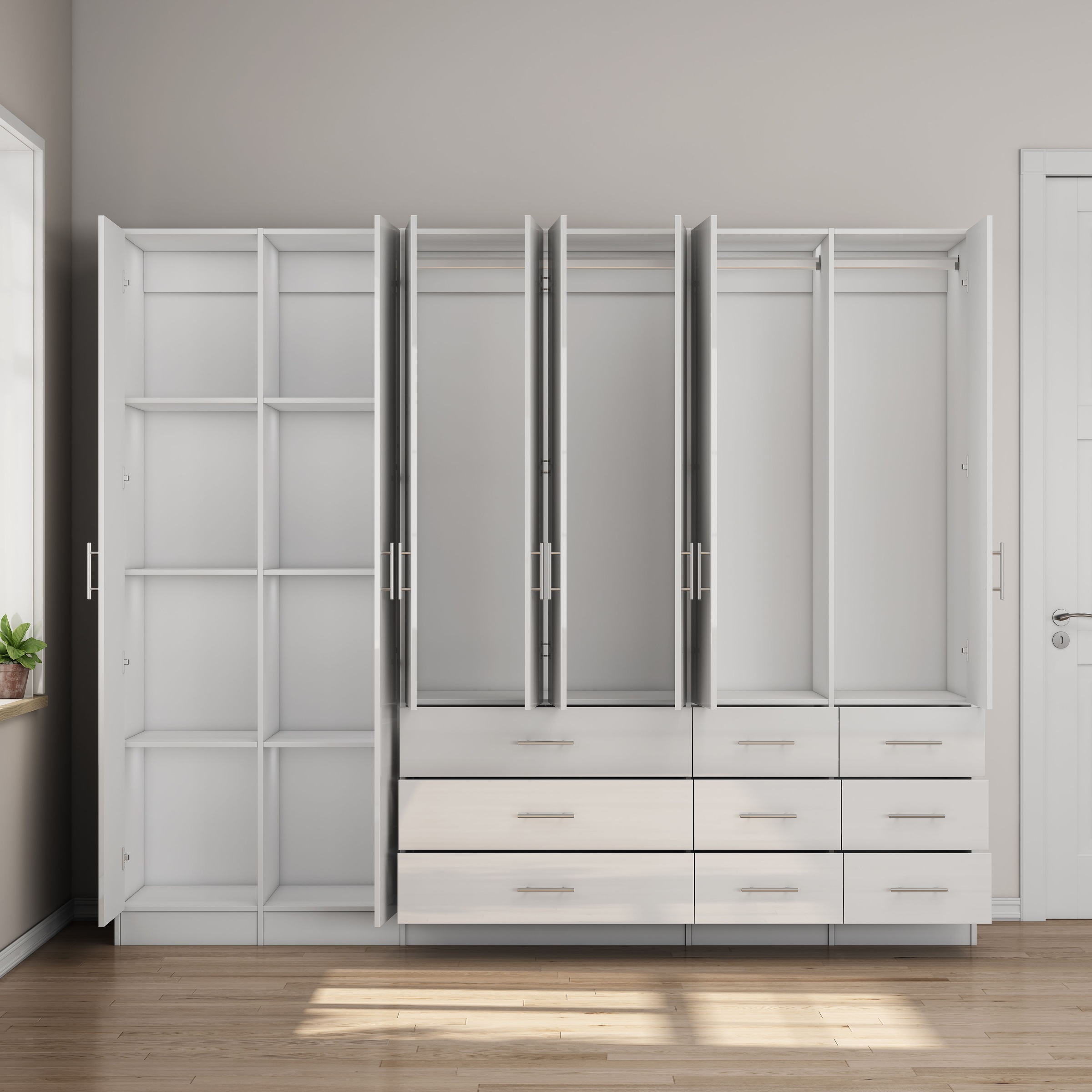 OTTO home Kleiderschrank »Trento Schlafzimmerschrank Garderobe Hochglanz Bestseller«