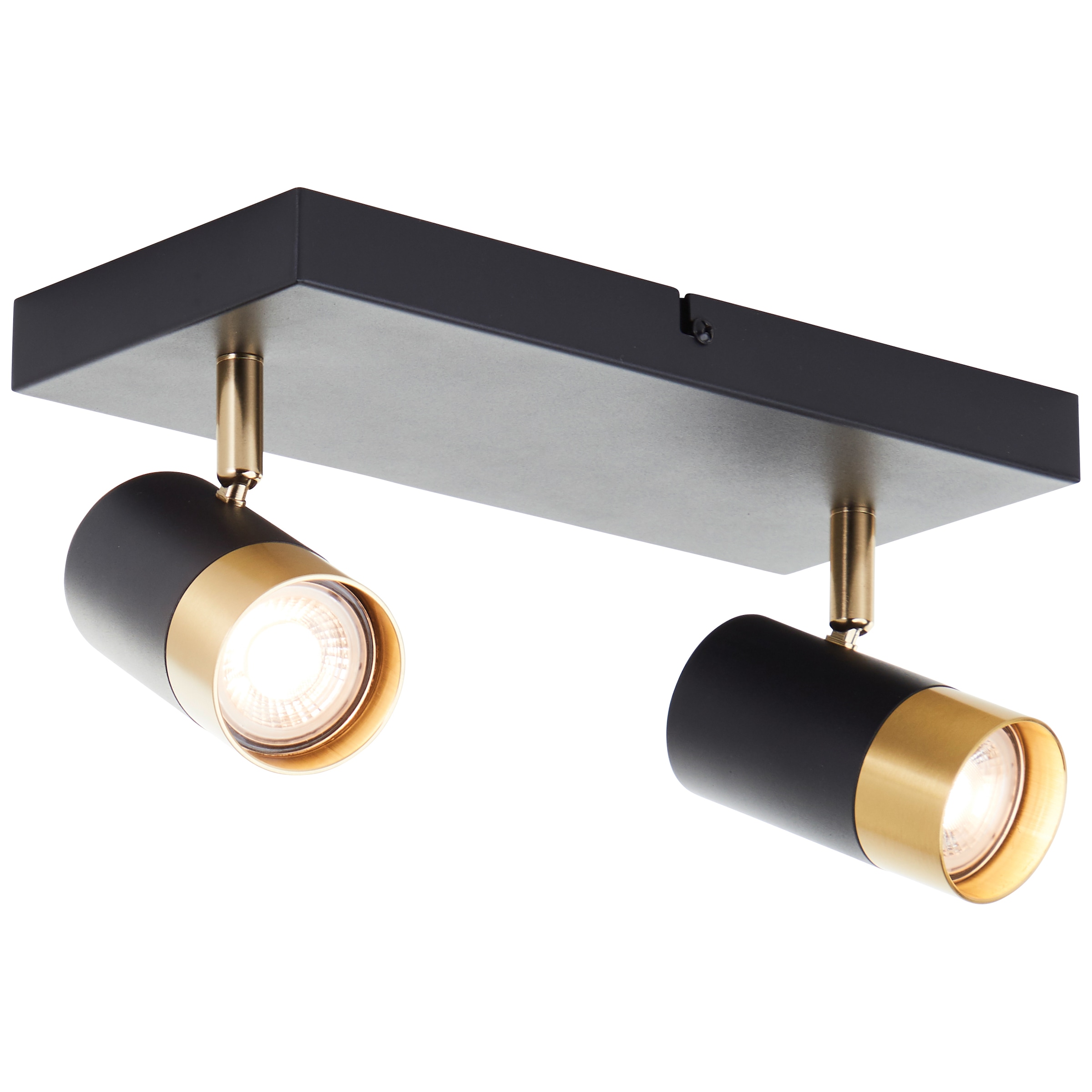 Brilliant Deckenstrahler »Vigolo« GU10 1 Stk. Warmweiß GU10, 350lm, 3000K, dimmbar, schwarz gold