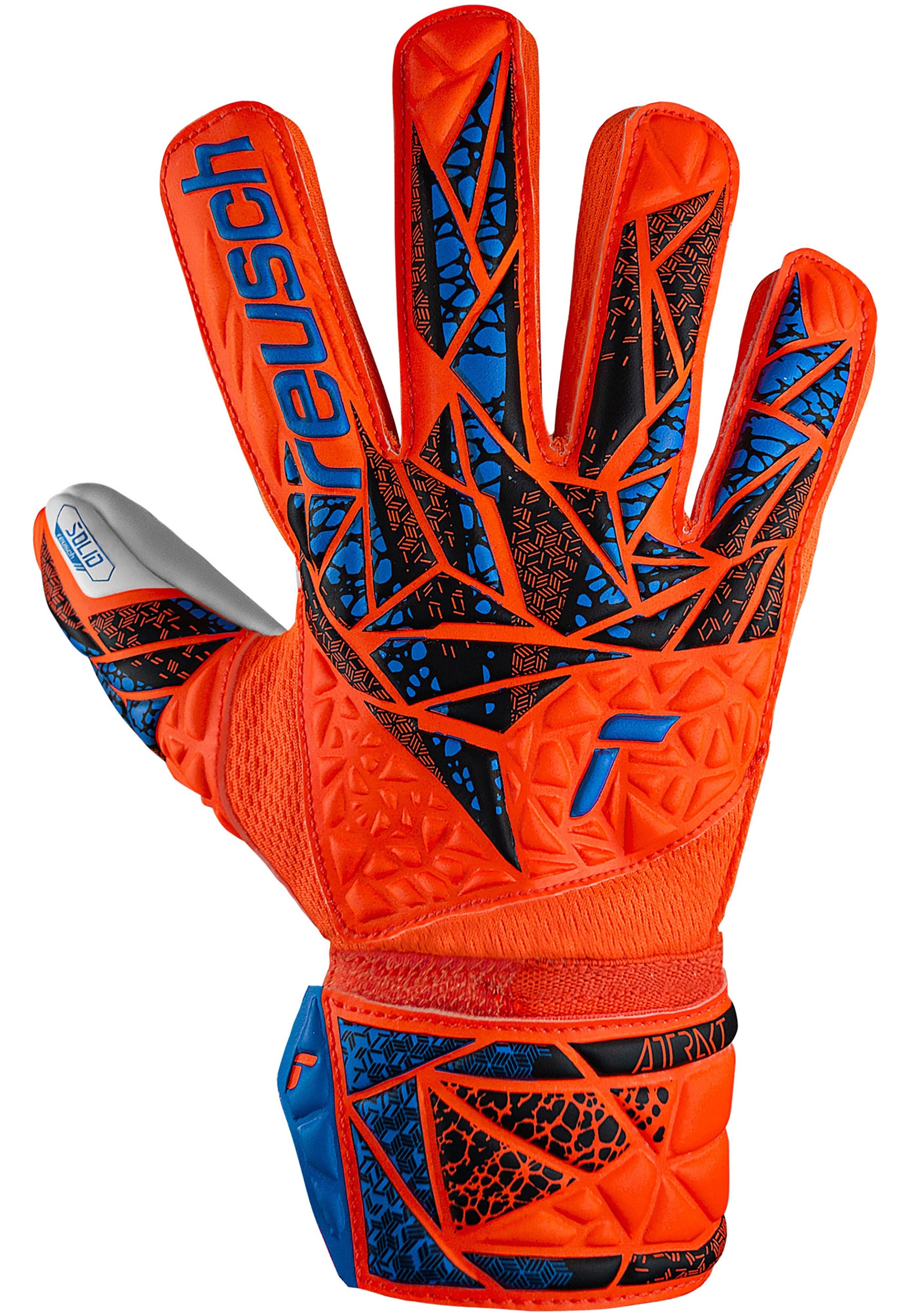 Reusch Torwarthandschuhe "Attrakt Starter Solid Junior", mit Negativ Cut günstig online kaufen