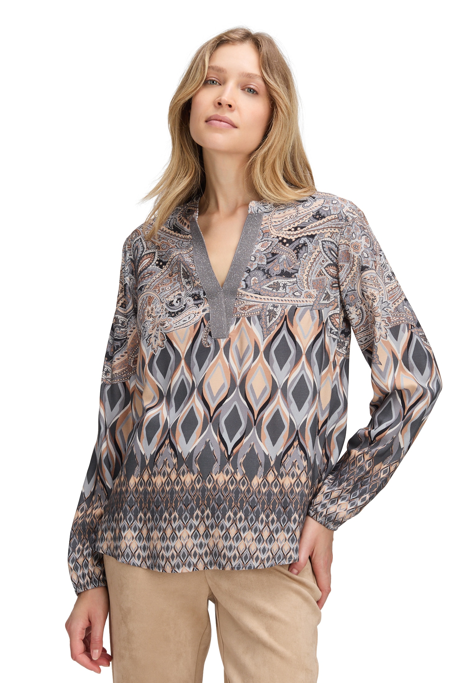 Betty Barclay Longbluse "Damen Longbluse mit Stehkragen" günstig online kaufen