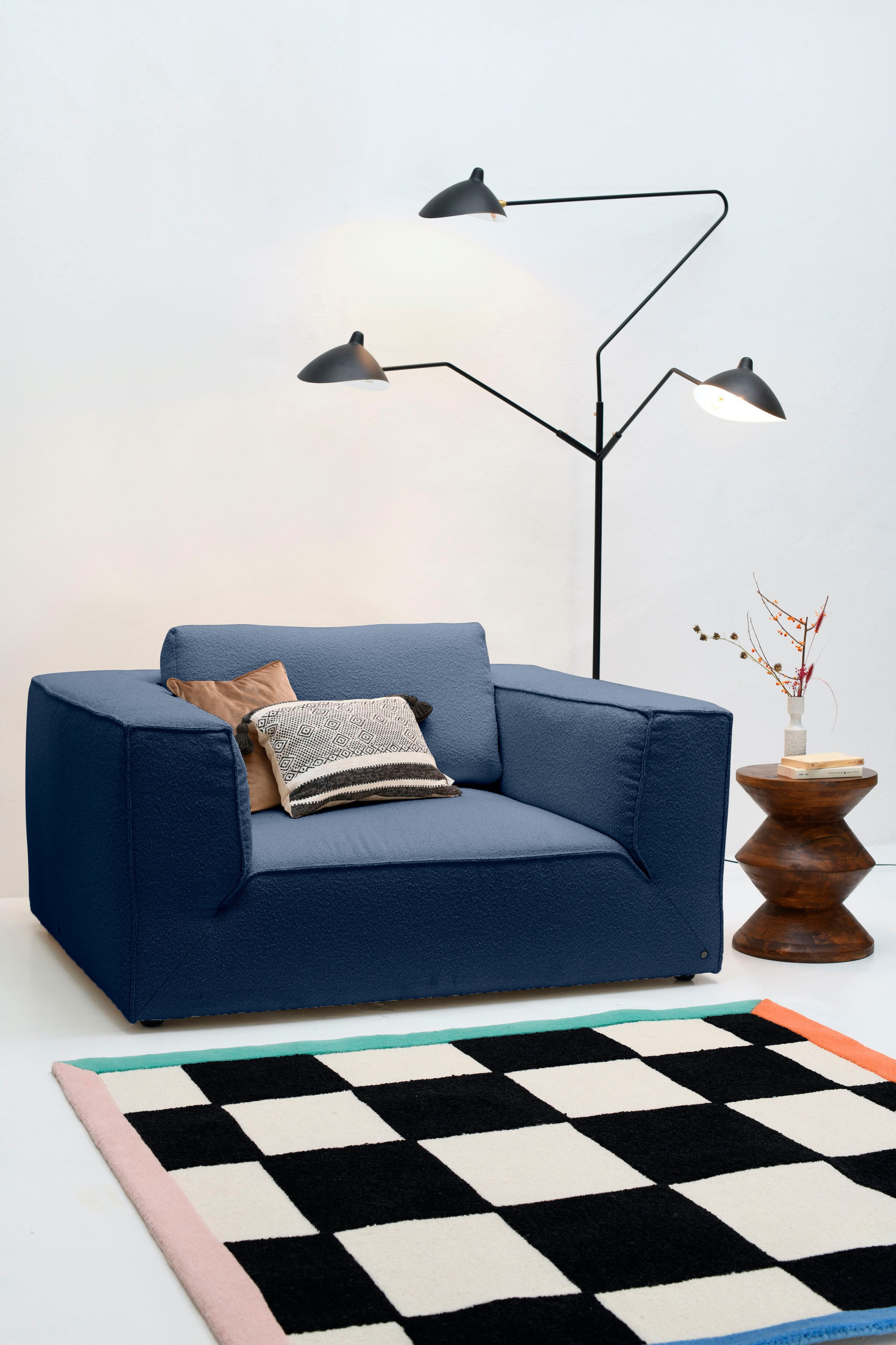 TOM TAILOR HOME Loveseat "BIG CUBE STYLE", mit bequemen Stegkissen, extra g günstig online kaufen