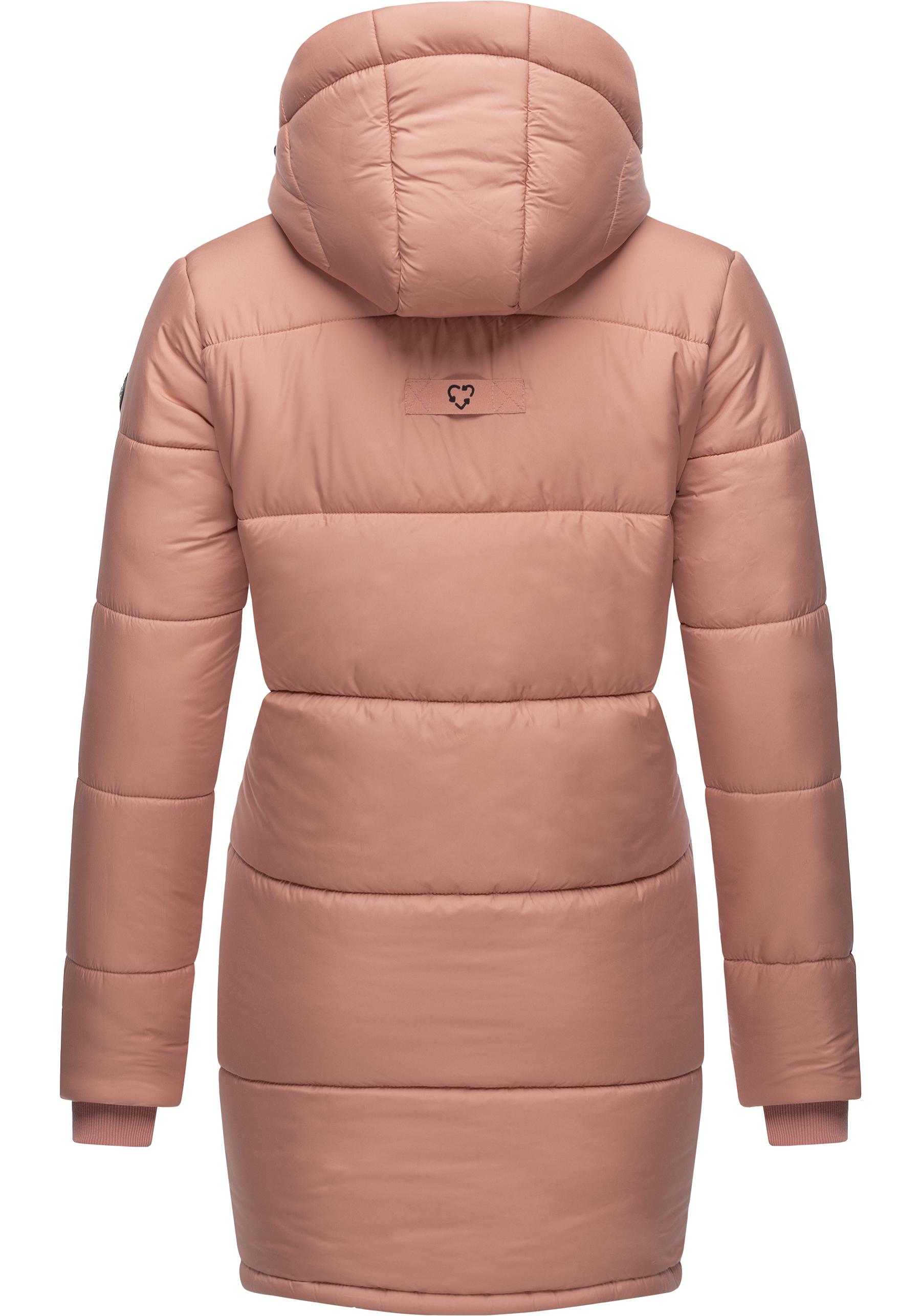 Thumbnail - Ragwear Steppmantel "Relive Long Remake", lange Damen Steppjacke mit Kapuze