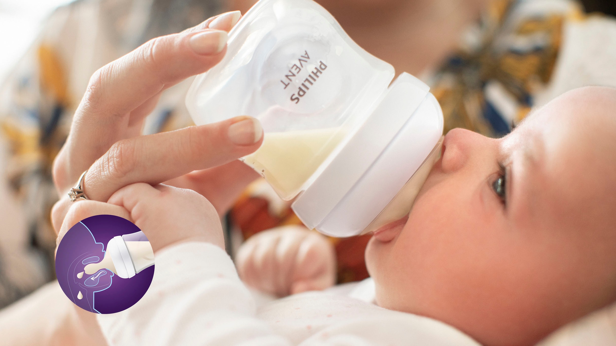 und Flaschen, Babyflasche kaufen Philips AVENT Neugeborene online für BAUR soft 4 »Natural | Response Schnuller ultra Flaschenbürste SCD838/11«, Starter-Set