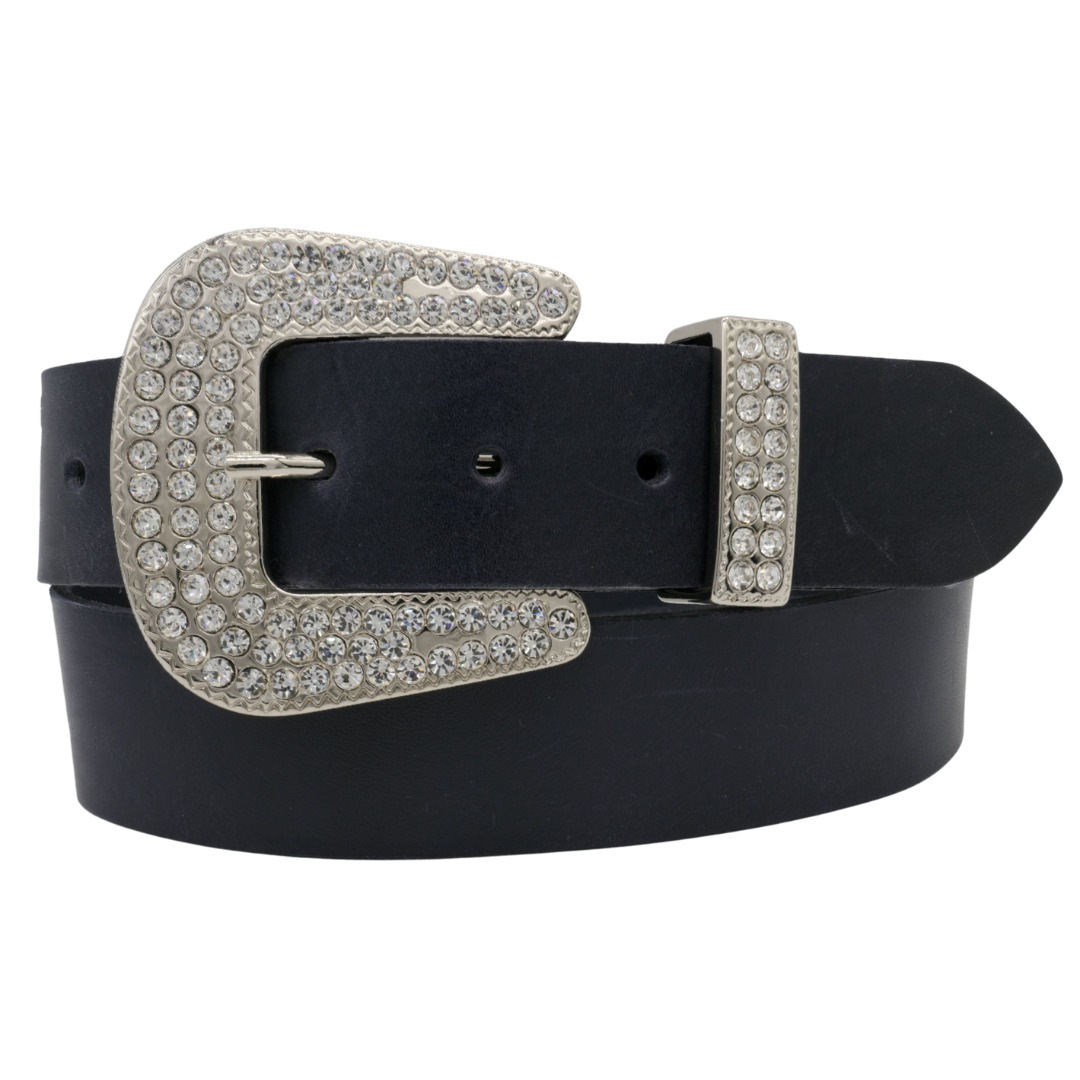 ANNAMATONI Damen Ledergürtel "AnnaMatoni Ledergürtel Klia Ledergürtel Klia", blau, Gr. 95, 100% Leder, Gürtel