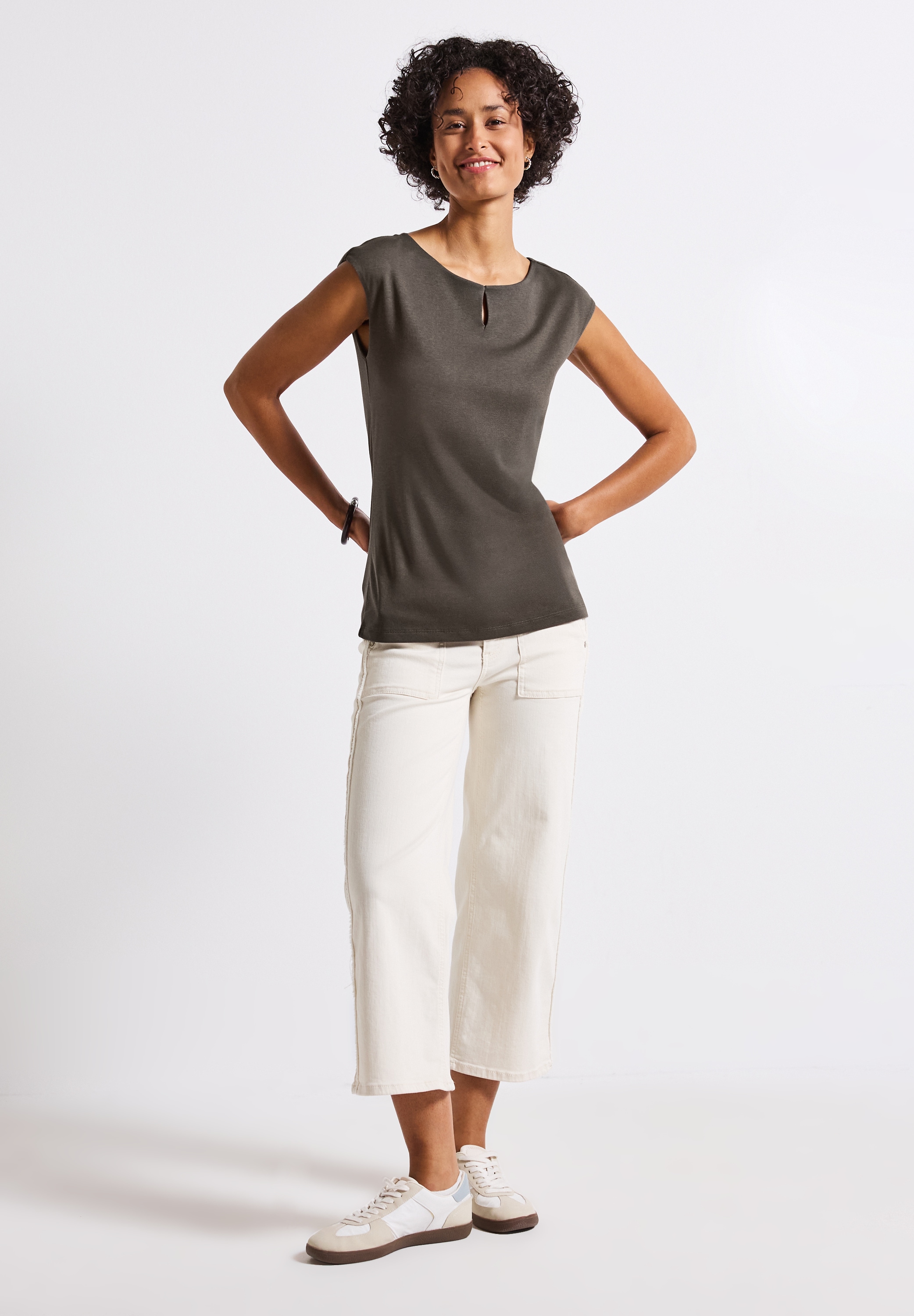 STREET ONE T-Shirt, im soften Baumwoll-Mix