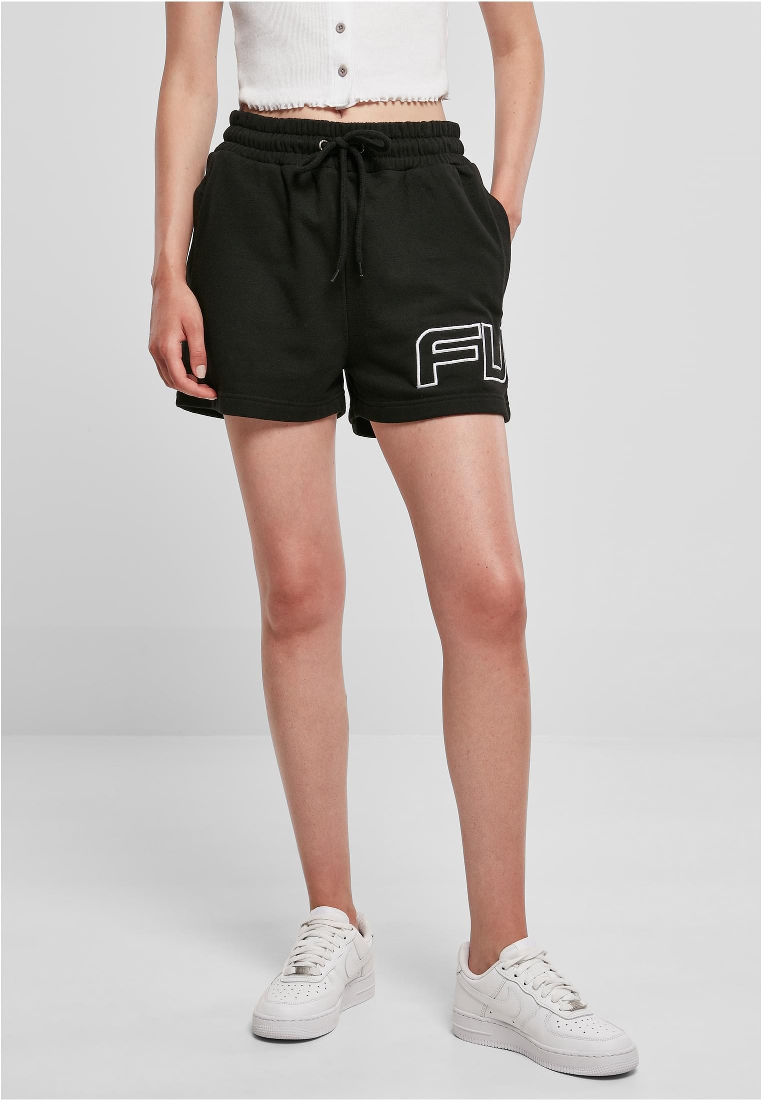 Fubu Stoffhose »Damen FW222-018-2, Corporate Sweat Shorts black«, (1 tlg.)  für bestellen | BAUR