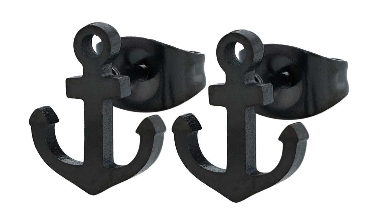 Adelia´s Paar Ohrhänger »Neuheit 2025 - Unisex Ohrstecker aus Edelstahl mit Anker«