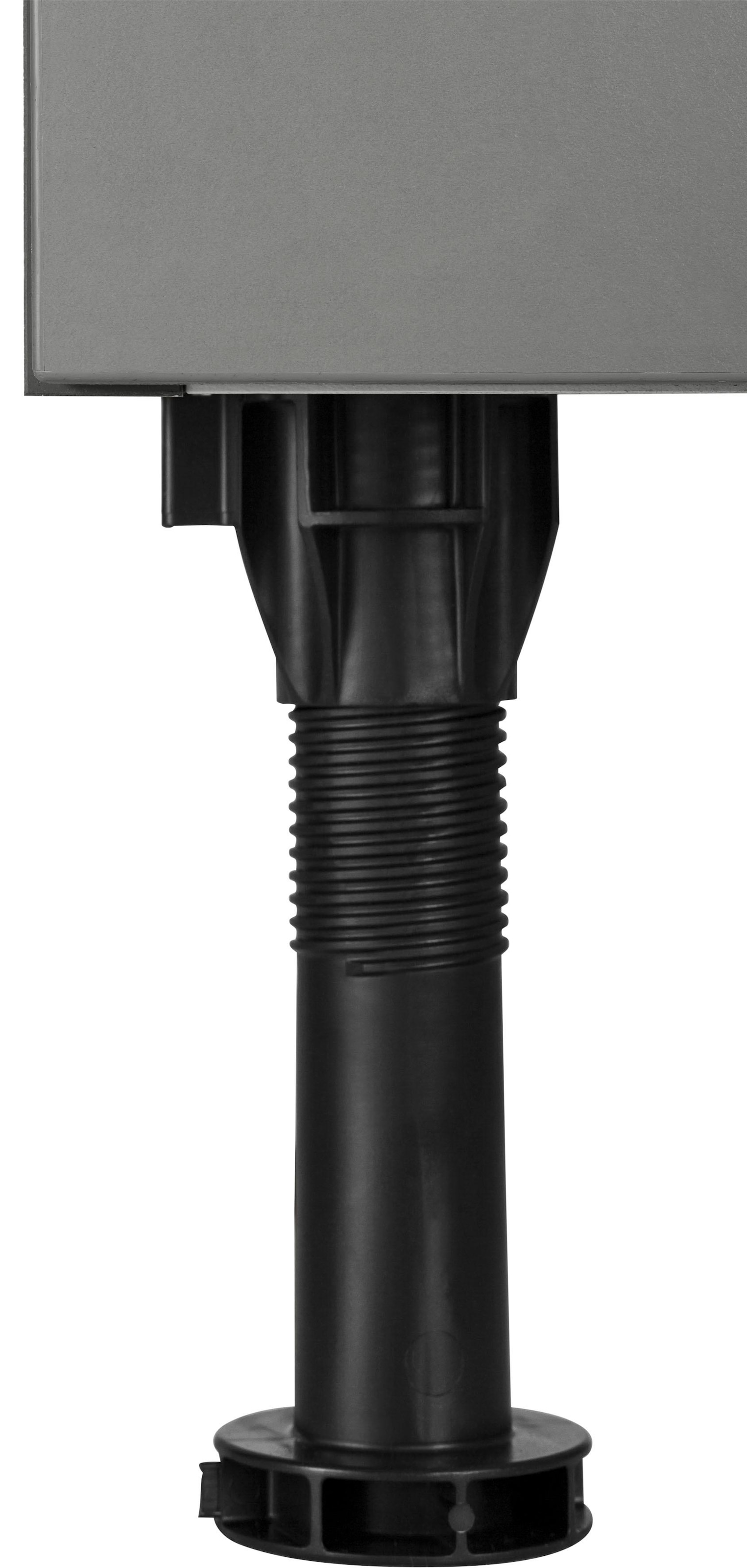 cm Eckunterschrank »Elga«, mit BAUR Füße, Soft-Close-Funktion, 90x90 höhenverstellbaren | Breite OPTIFIT