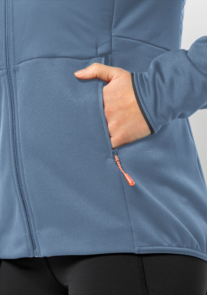 Jack Wolfskin Kapuzenfleecejacke »ALPGRAT PRO INS FZ W«, mit Kapuze