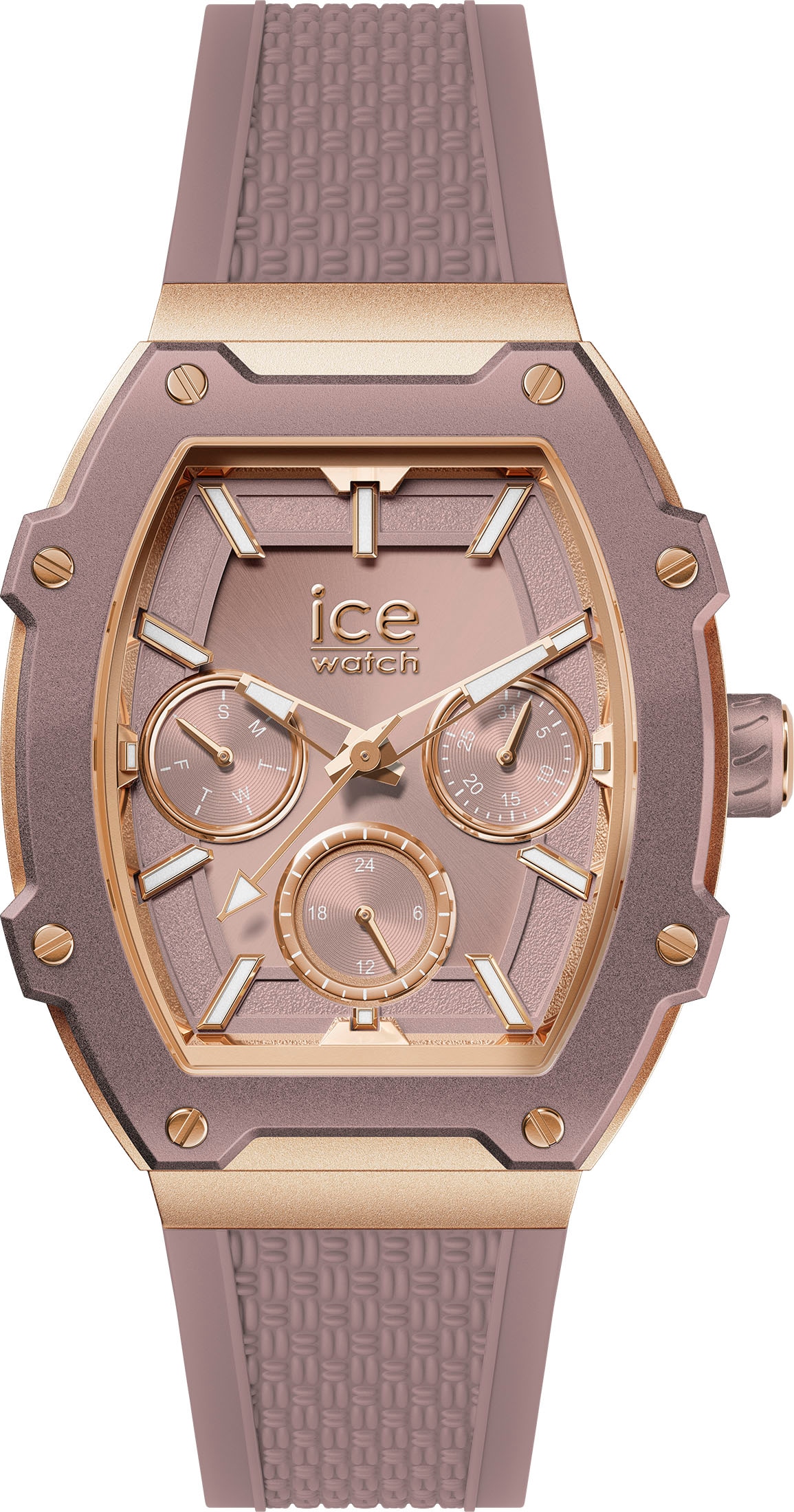 ice-watch Multifunktionsuhr »ICE boliday - Alu - Small - MT«, Quarzuhr, Armbanduhr, Damenuhr, analog, Datum, 12/24-Stunden-Anzeige