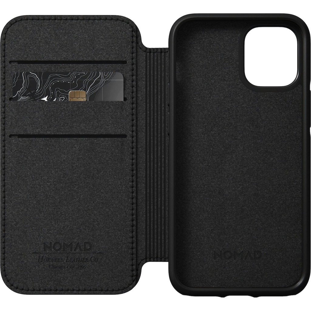 Nomad Smartphone-Hülle »Modern Leather Folio«, iPhone 12 Mini