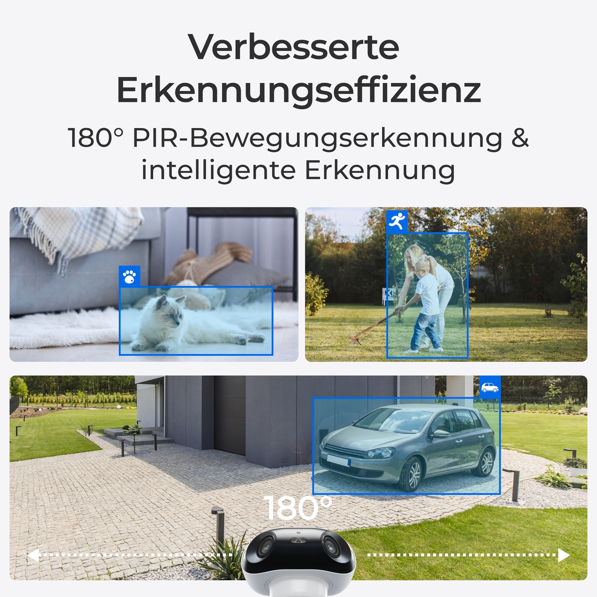 Reolink Überwachungskamera »Hub 1 + Argus Series B740X + Solarpanel«, Außenbereich