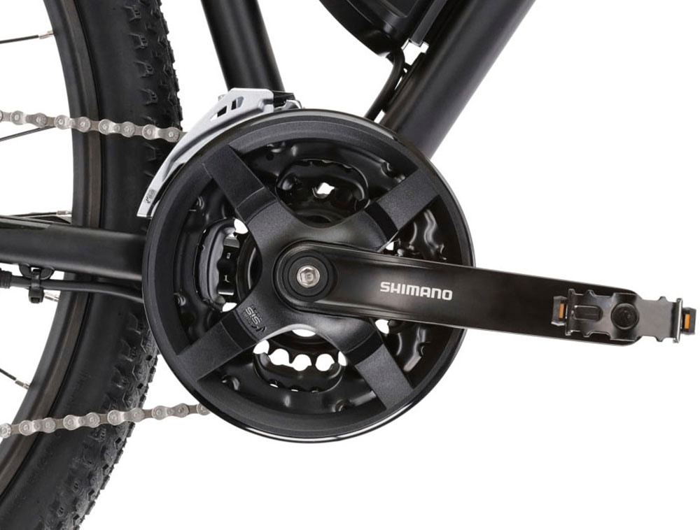Kross E-Bike »E-MTB Hexagon Boost 1.0 522 29 Zoll schwarz«, 24 Gang, Shimano, ACERA M3020, Heckmotor 250 W