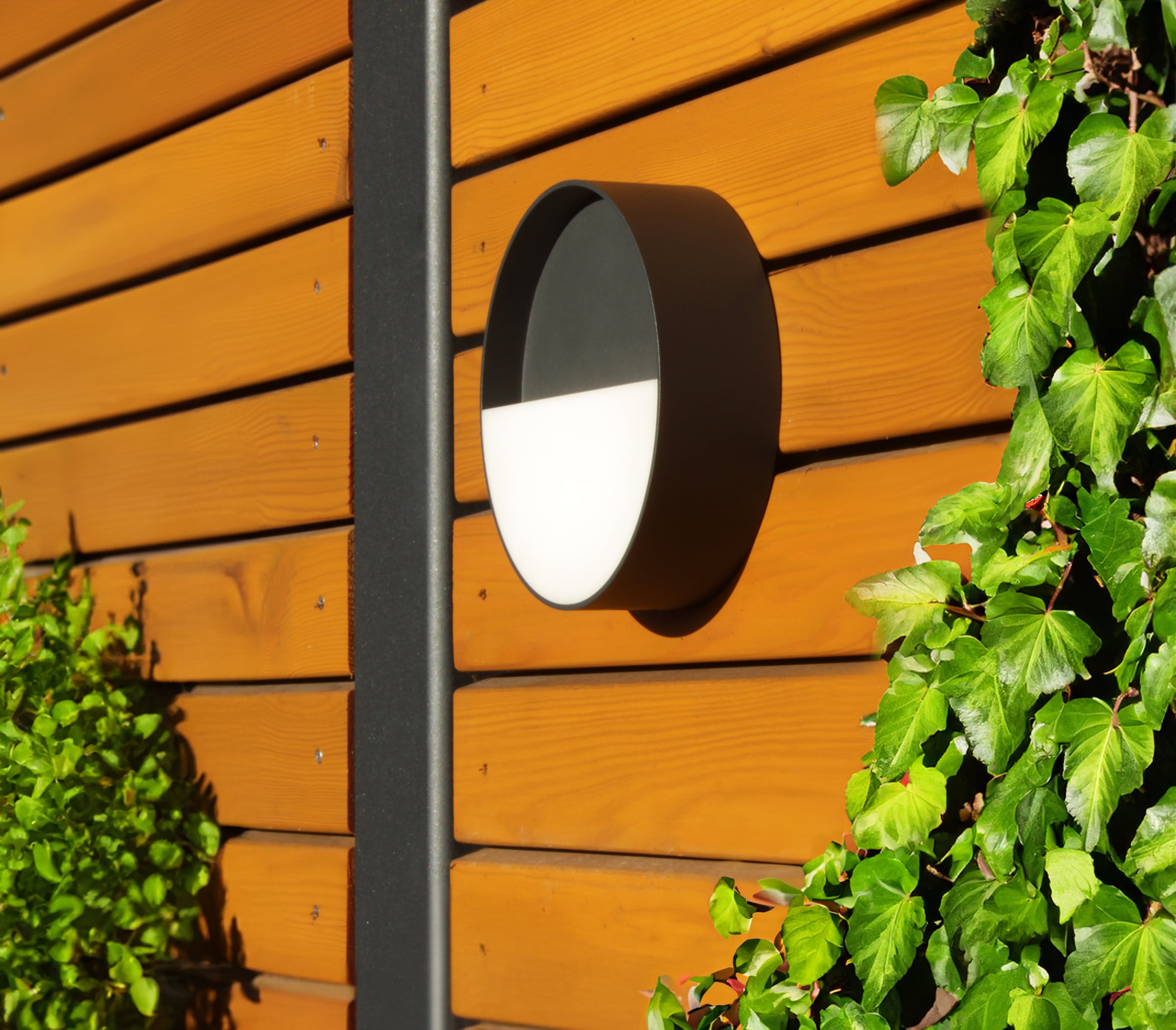 ECO-LIGHT LED Außen-Wandleuchte »LED-Wandleuchte MEG anthrazit«, 1 flammig, Leuchtmittel LED-Board | LED fest integriert, Akku-Licht für Innen & Außen