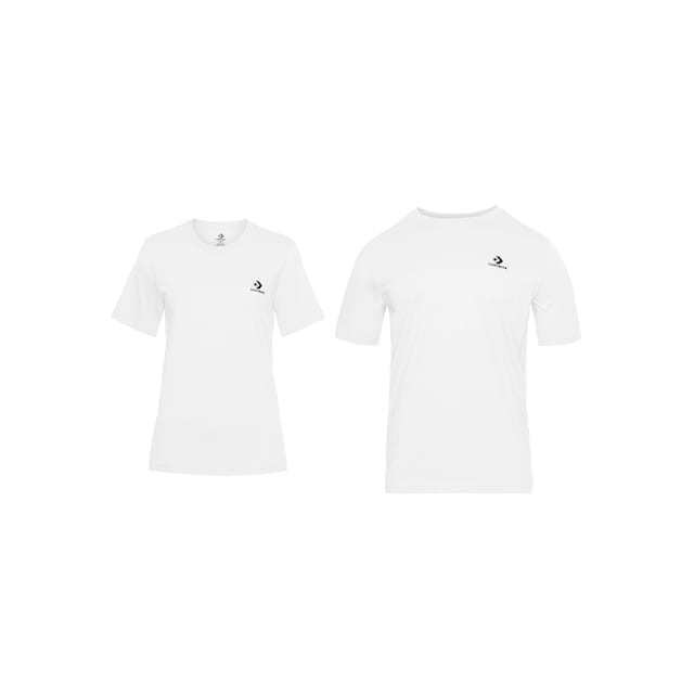 Black Friday Converse T-Shirt »GO-TO EMBROIDERED STAR CHEVRON TEE«, Unisex  | BAUR
