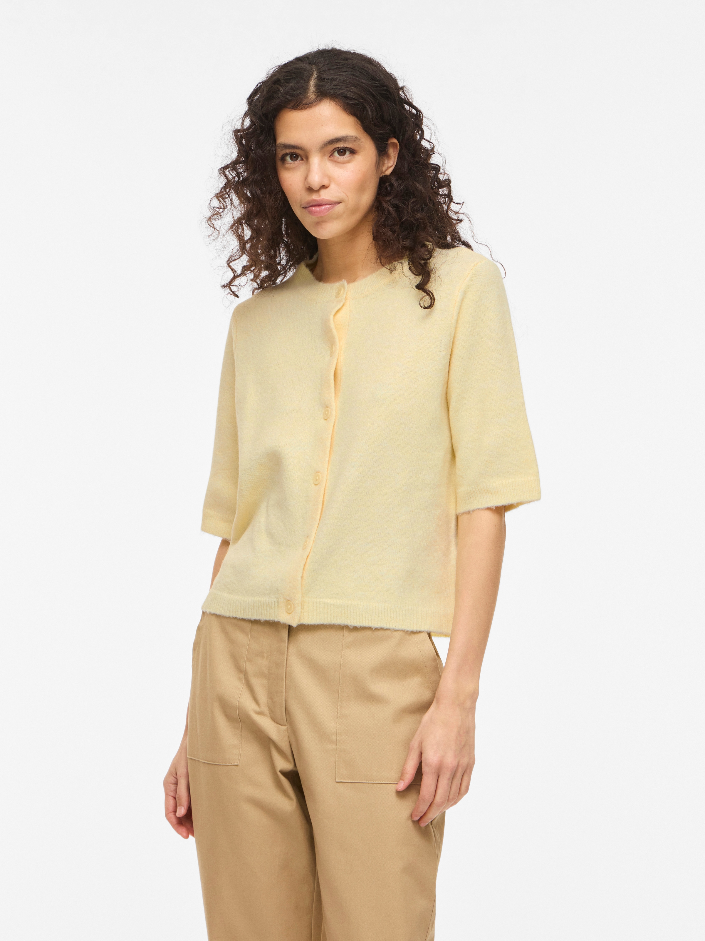 Vila Strickjacke "VILIGA 2/4 O-NECK KNIT CARDIGAN - NOOS" günstig online kaufen