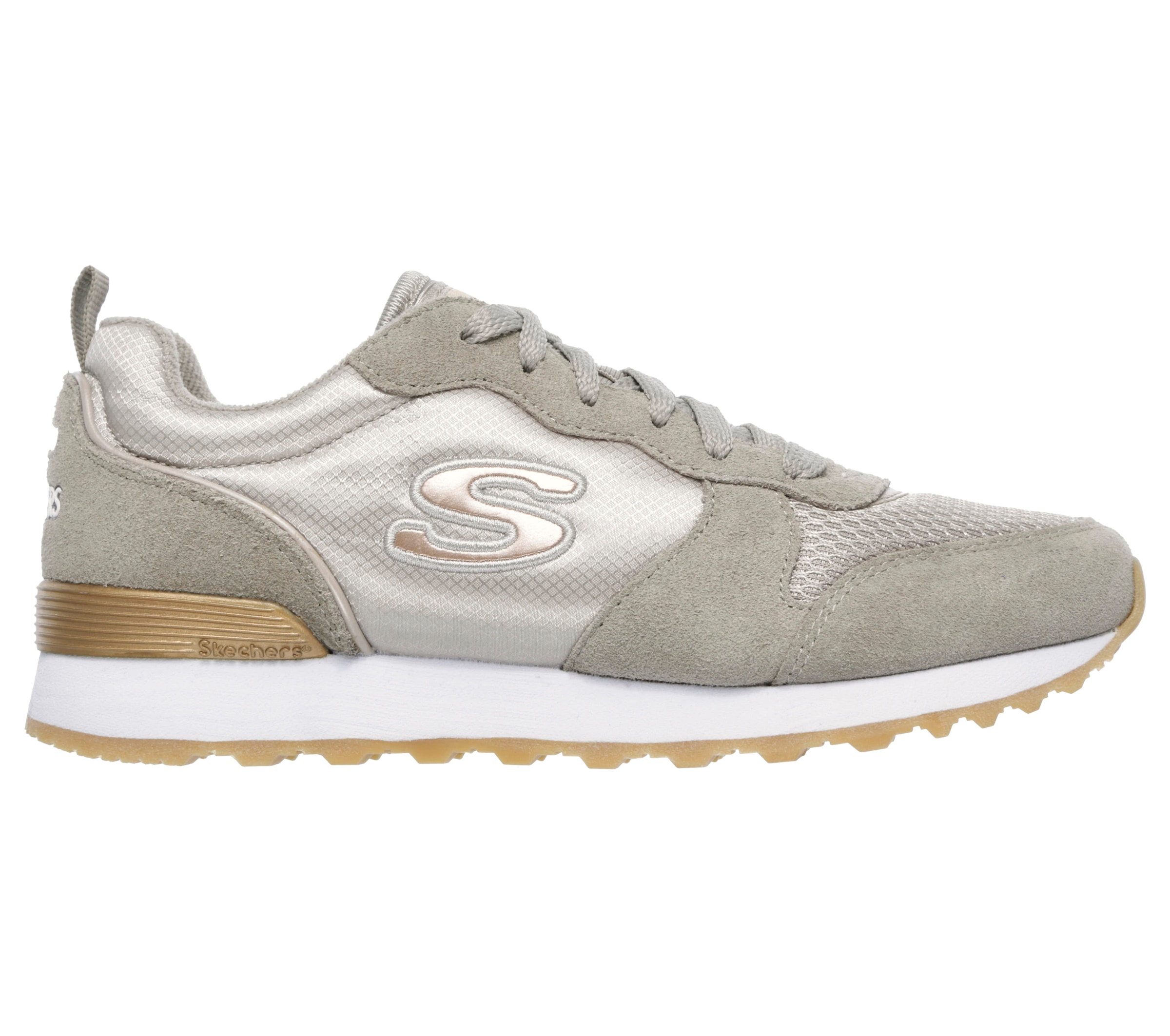 Skechers Sneaker »OG 85 - GOLDN GURL«, Freizeitschuh, Halbschuh, Schnürschuh mit Air-Cooled Memory Foam