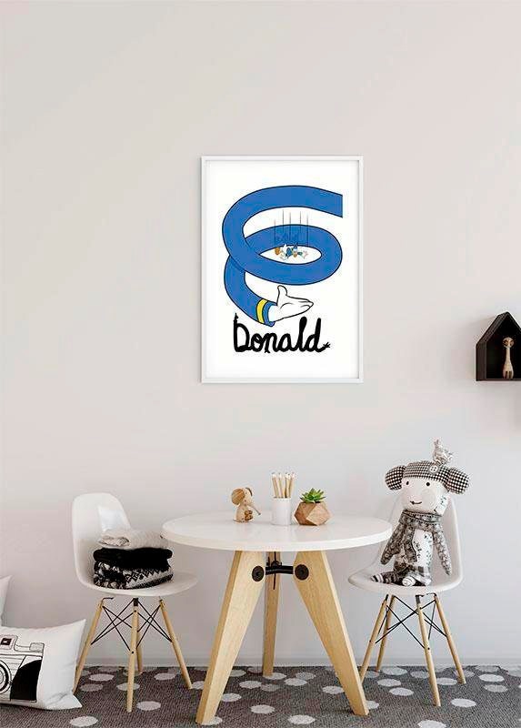 (1 | Wohnzimmer Komar »Donald Duck Schlafzimmer, Disney, Spiral«, BAUR Poster Kinderzimmer, St.),