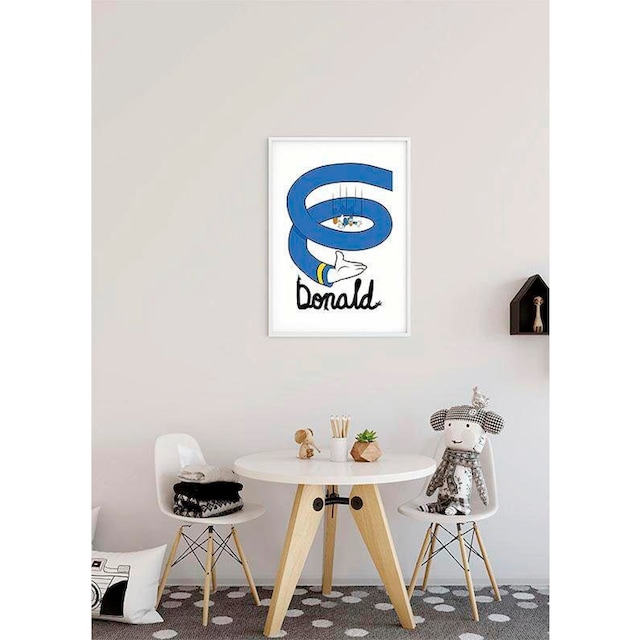 Komar Poster »Donald Duck Spiral«, Disney, (1 St.), Kinderzimmer,  Schlafzimmer, Wohnzimmer | BAUR