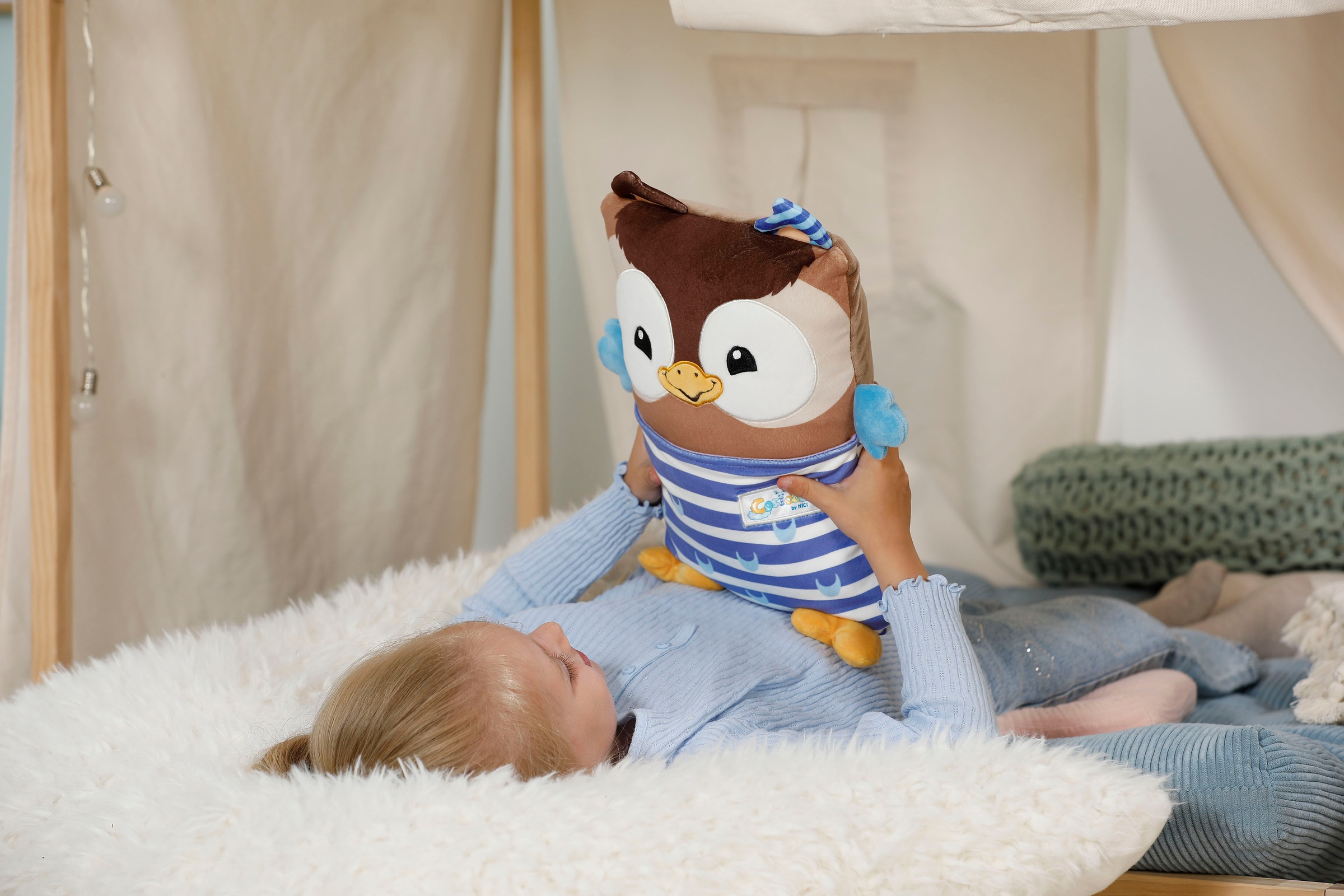 Nici Kuscheltier »Cosidoos, Eule mit Wendefunktion 30x20 cm«