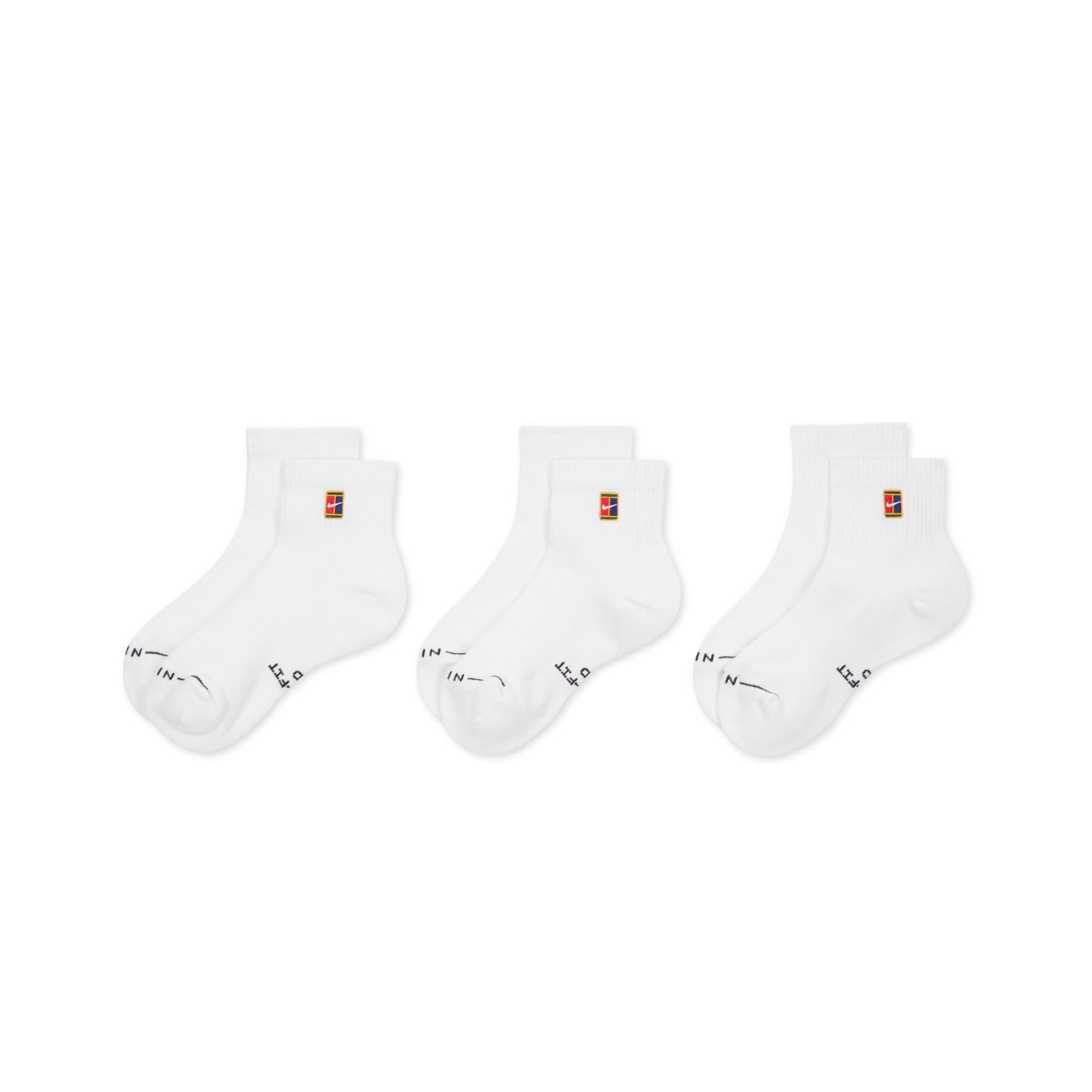 Nike Sportsocken »U NK ED ELVD ANK 3P TENNIS 144« für sportliche Aktivitäten, sportlicher Stil, vielseitig einsetzbar