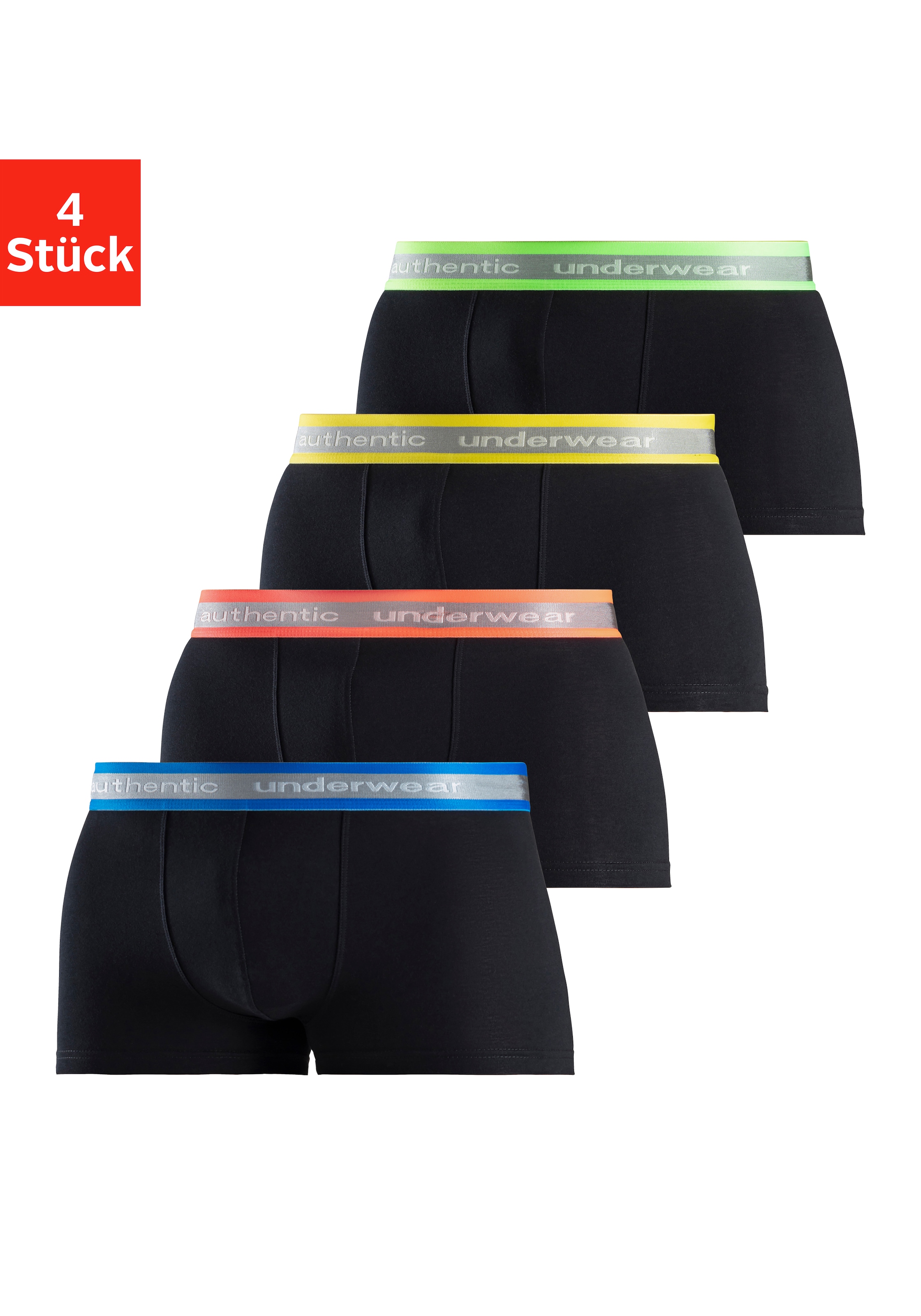 AUTHENTIC LE JOGGER Boxer "Boxershorts für Herren" Packung, 4er-Pack, 4 Stk günstig online kaufen