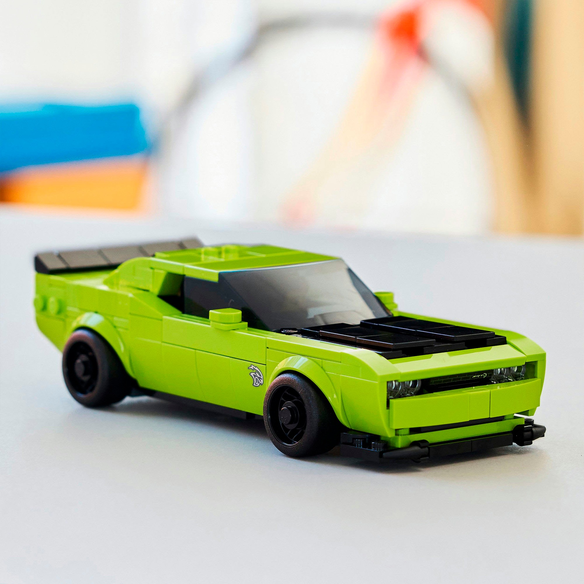 LEGO® Konstruktionsspielsteine »Dodge Challenger SRT Hellcat Sportwagen (77237), LEGO Speed Champions«, (390 St.), Made in Europe