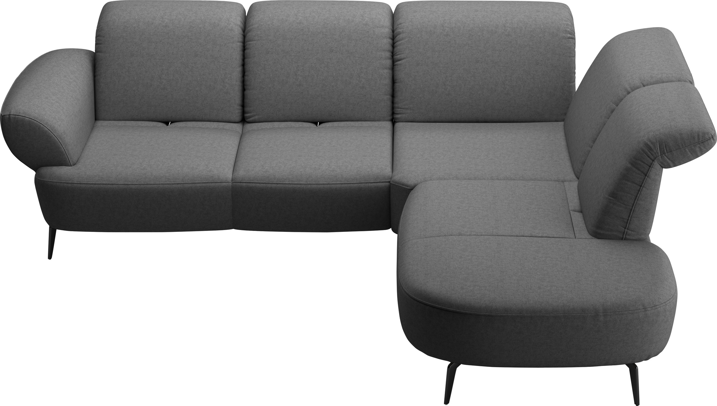 sit&more Ecksofa "Dance, L-Form, inkl. Sitztiefenverstellung" inkl. Click&S günstig online kaufen