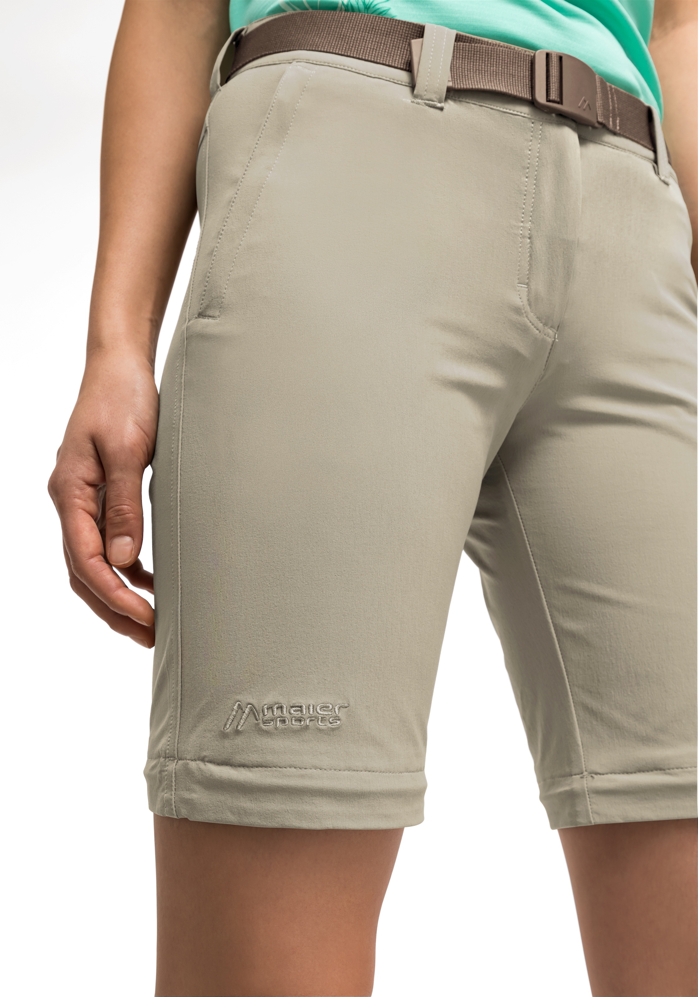 Maier Sports Funktionshose »Nata 2«, Damen Wanderhose, zipp-off Outdoor-Hose, 3 Taschen, Regular Fit