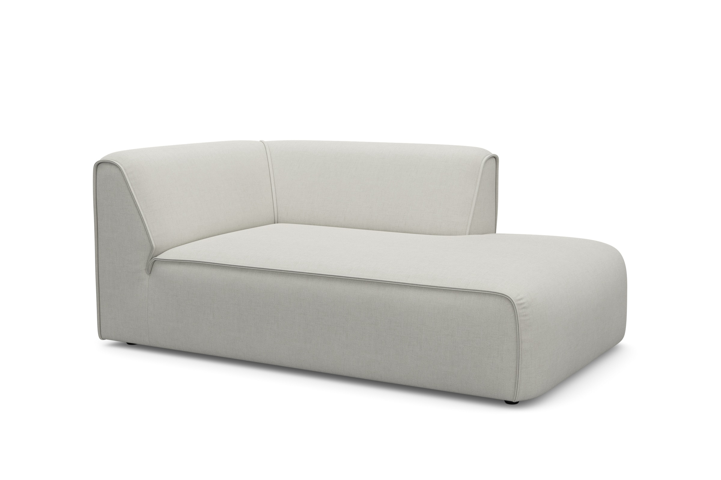 RAUM.ID Ottomane »Merid Chaiselongue, Maße B/T/H: 100/162/70 cm«, als Modul oder separat verwendbar, für individuelle Zusammenstellung