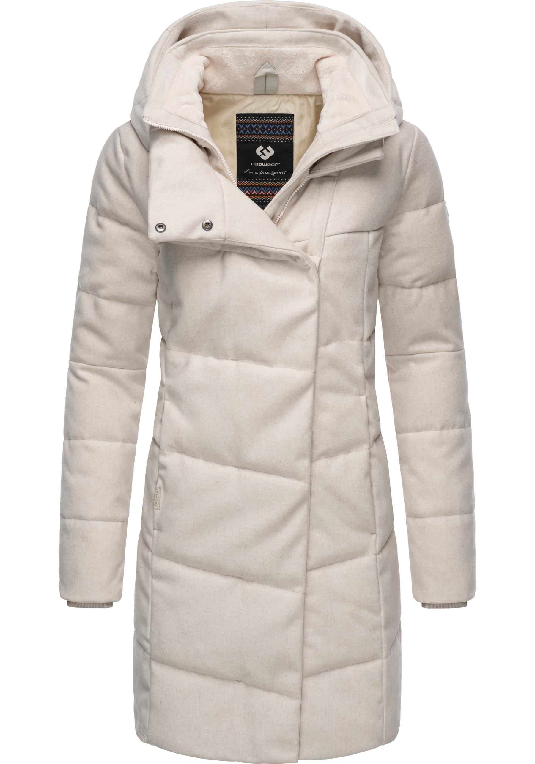 Ragwear Wintermantel "Pavla Coat", stylischer Damen Steppmantel in Woll-Optik