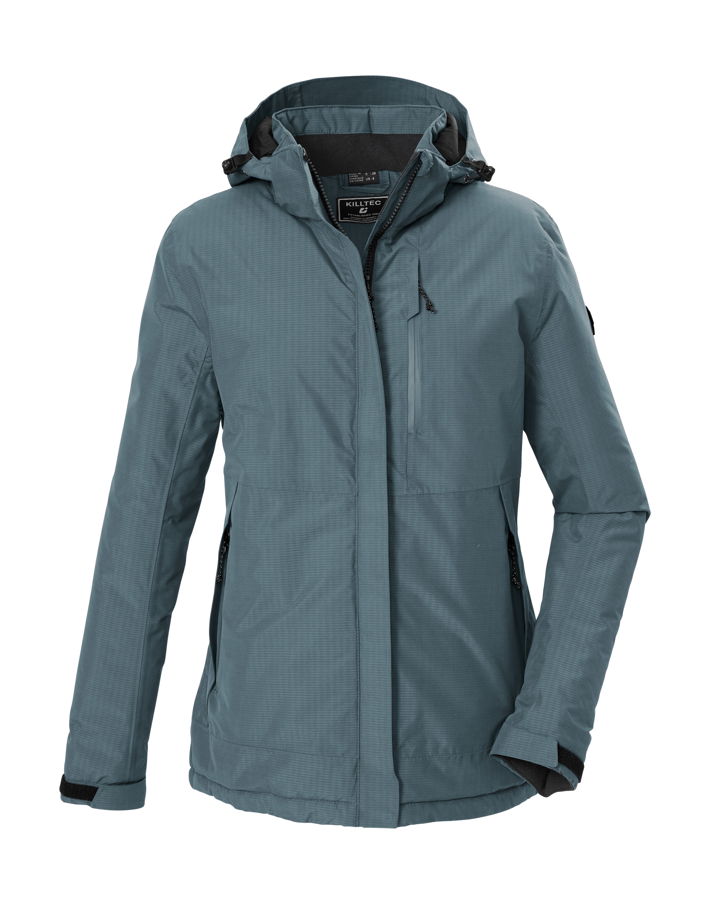 Killtec Funktionsjacke "KOW 225 KG WMN JCKT" Atmungsaktive, wind- und wasserdichte Damenjacke, abnehmbare Kapuze