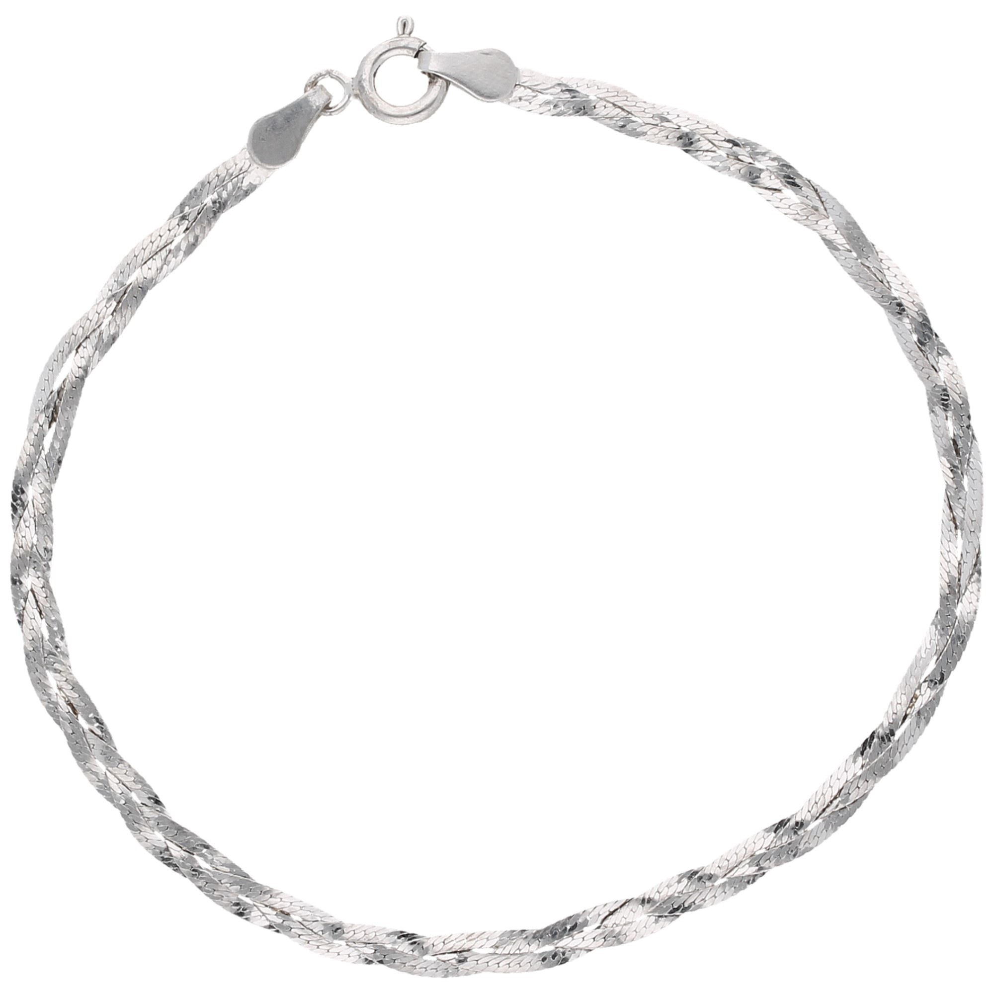 Smart Jewel Аpyrankė »Heringbonekette geflochten S...