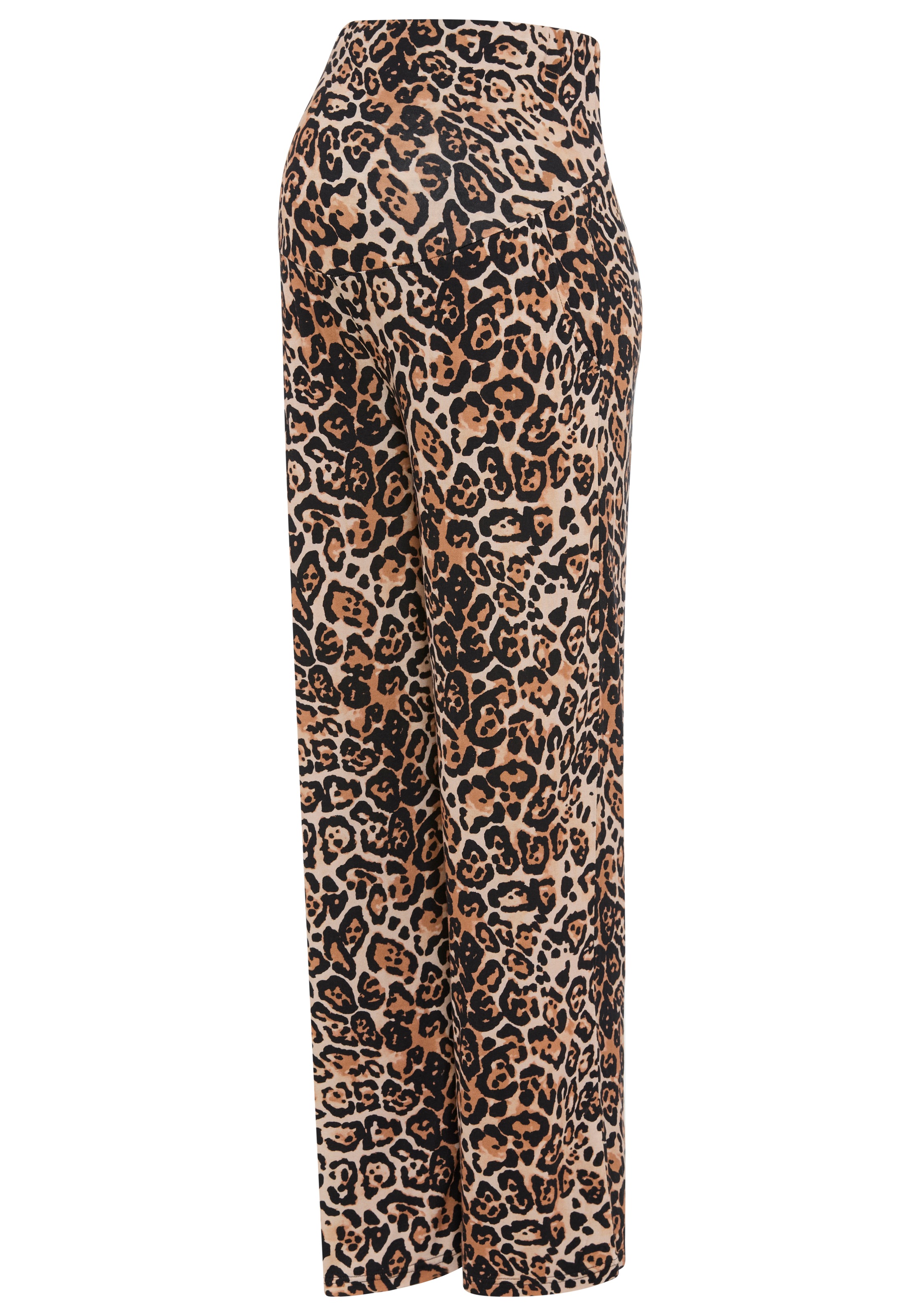 Neun Monate Umstandshose "Jerseyhose für Schwangere in Leo Design" Umstands günstig online kaufen