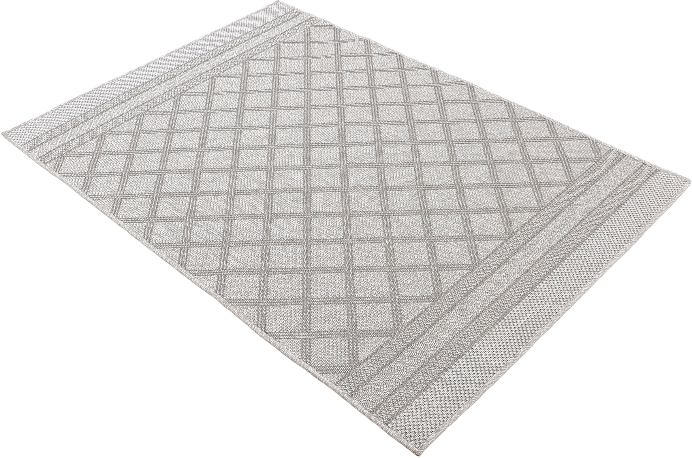 Thumbnail - carpetfine Teppich "Boho 104, auch als Läufer erhältlich", rechteckig, 4 mm Höhe, robustes Flachgewebe, Sisal Optik, UV-...