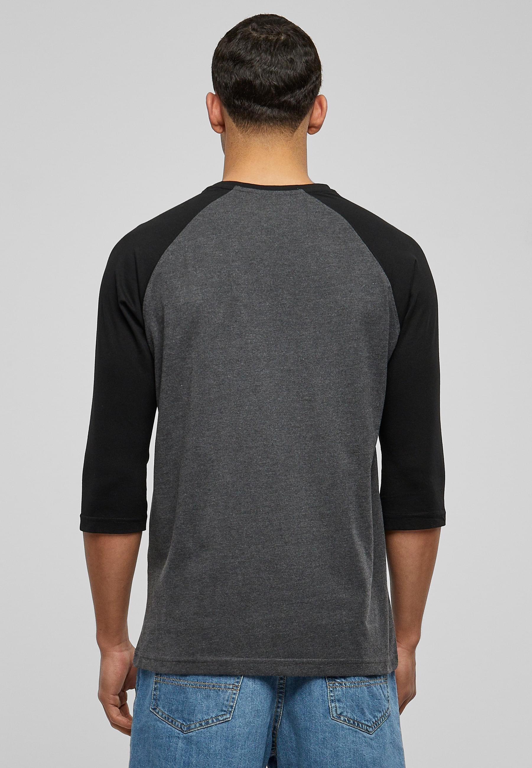 URBAN CLASSICS T-Shirt »Urban Classics Herren Contrast 3/4 Sleeve Raglan Tee«