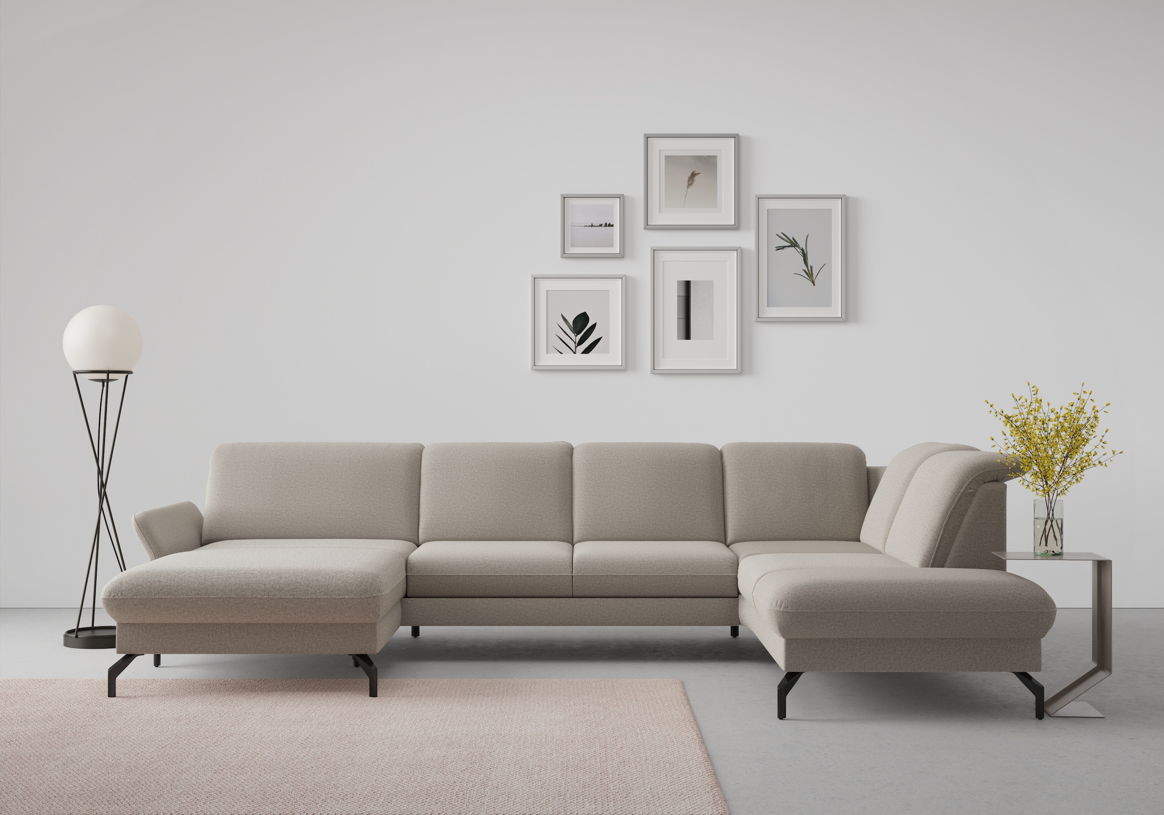 sit&more Wohnlandschaft "Fashion U-Form" wahlweise mit Kopfteilverstellung, günstig online kaufen