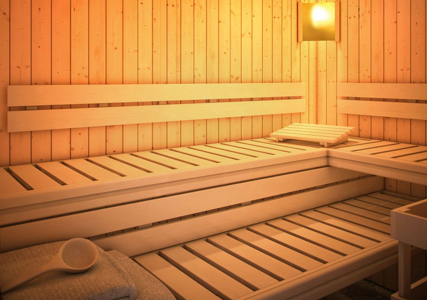 Karibu Sauna-Rückenlehne "Premium Set 2" inkl. Bankblende günstig online kaufen