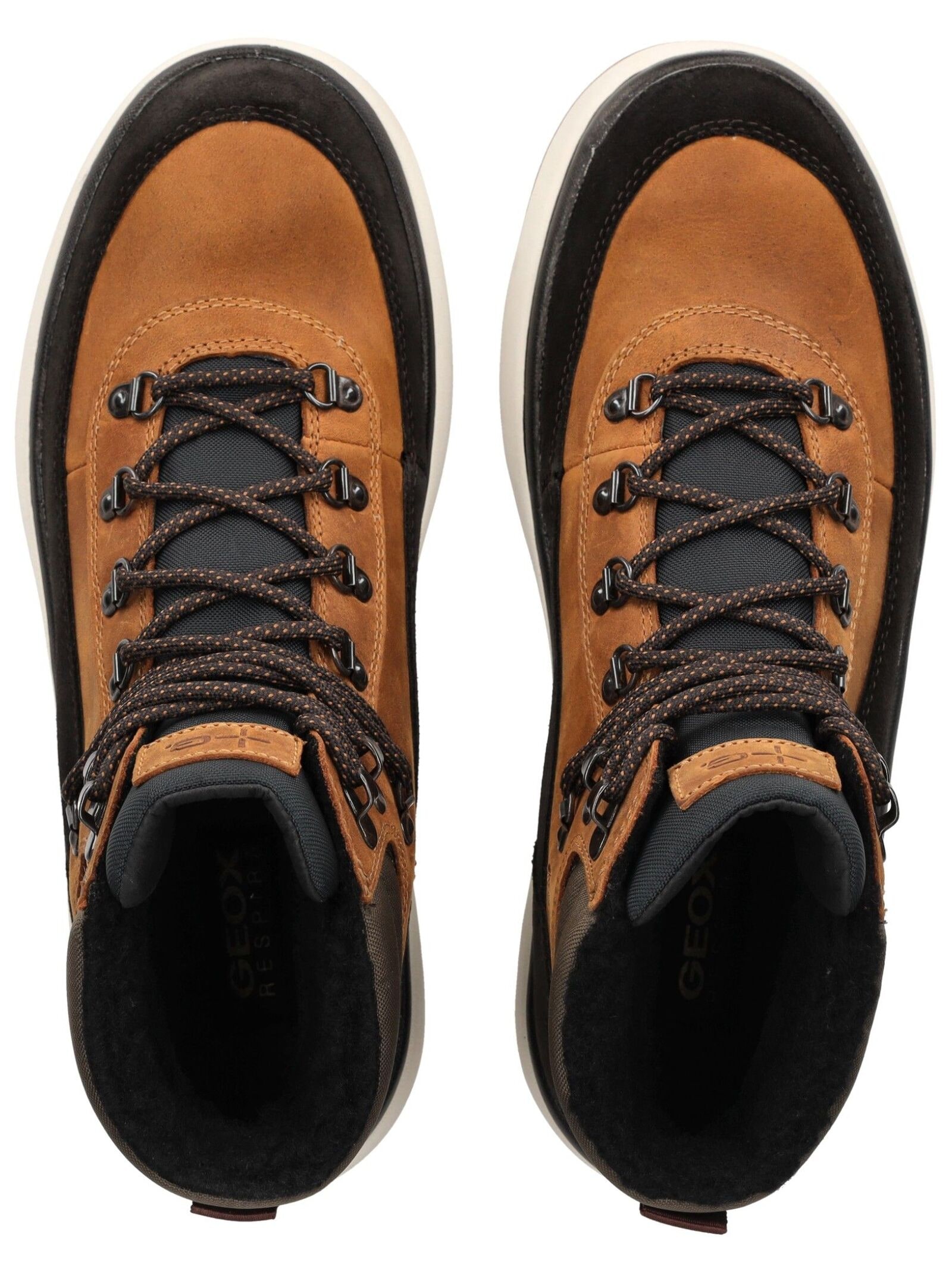 Geox Schnürstiefelette »Geox Stiefelette Veloursleder/Textil«