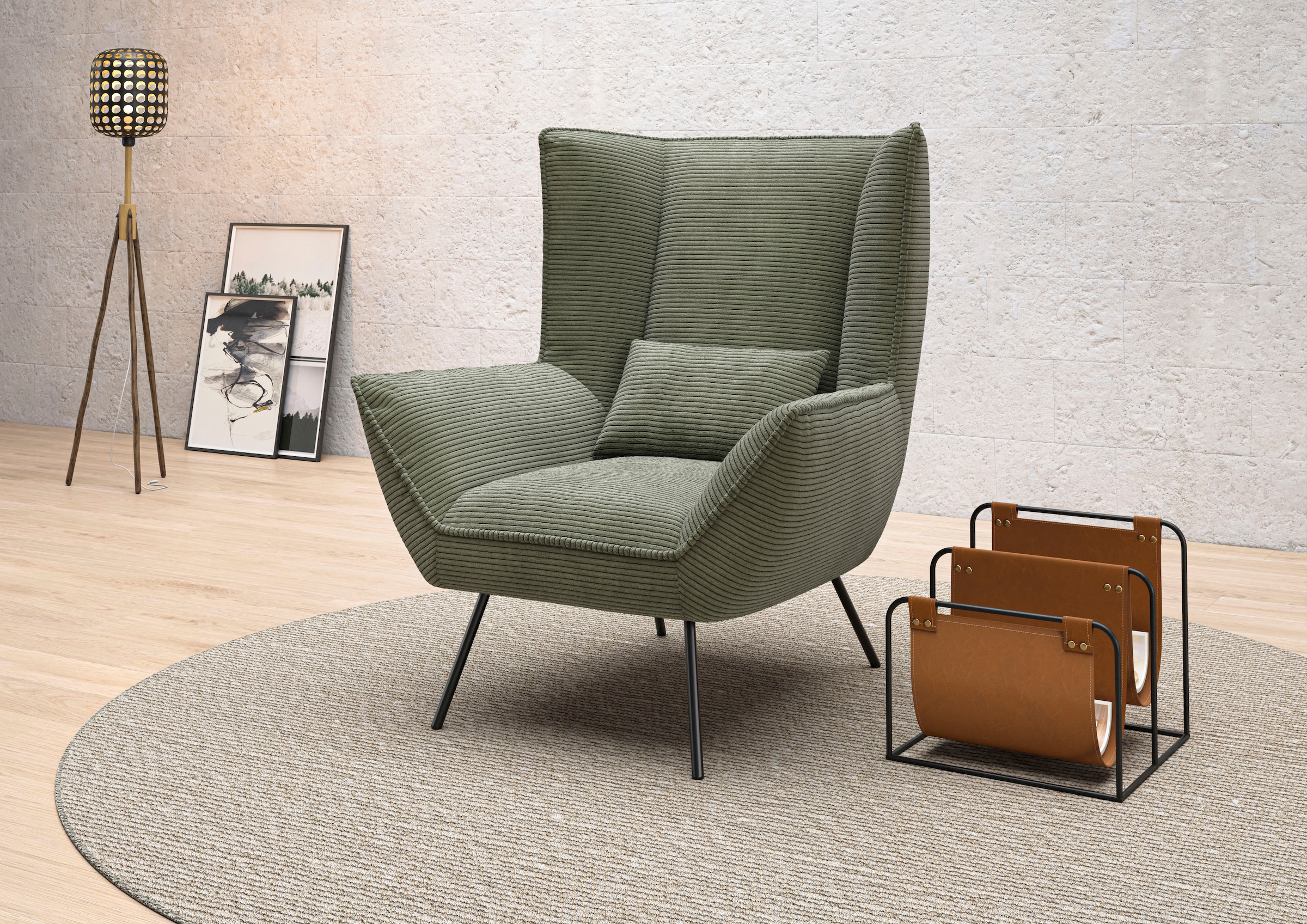 Home affaire Sessel "Kilrea Relaxsessel, Ohrensessel" Extra hohe Rückenlehn günstig online kaufen