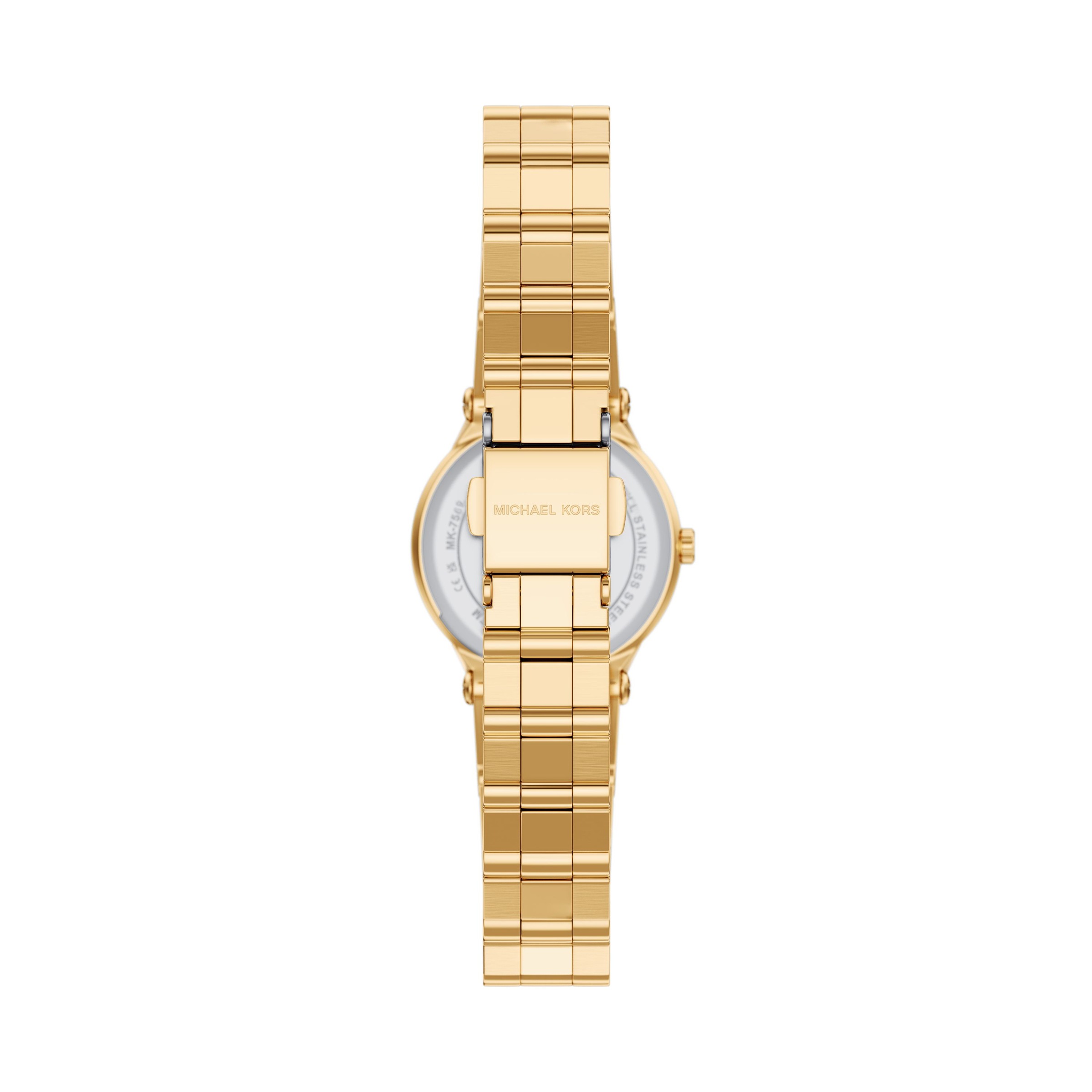 MICHAEL KORS Quarzuhr »BILLIE« Armbanduhr, Damenuhr, Edelstahlarmband, analog, Glassteine