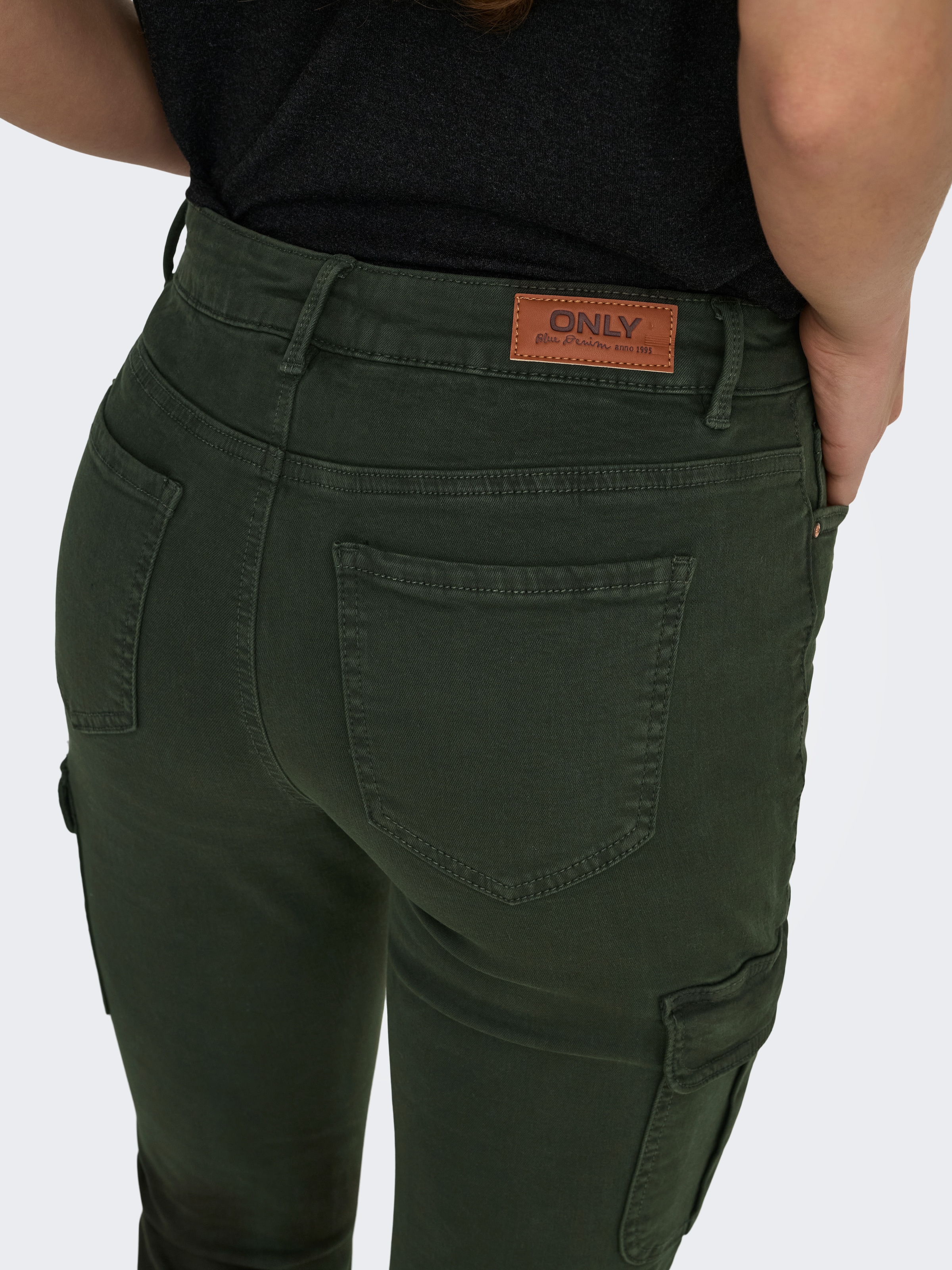 ONLY Cargohose »ONLMISSOURI REG ANK CARGO PNT NOOS«  mit Stretchsäumen