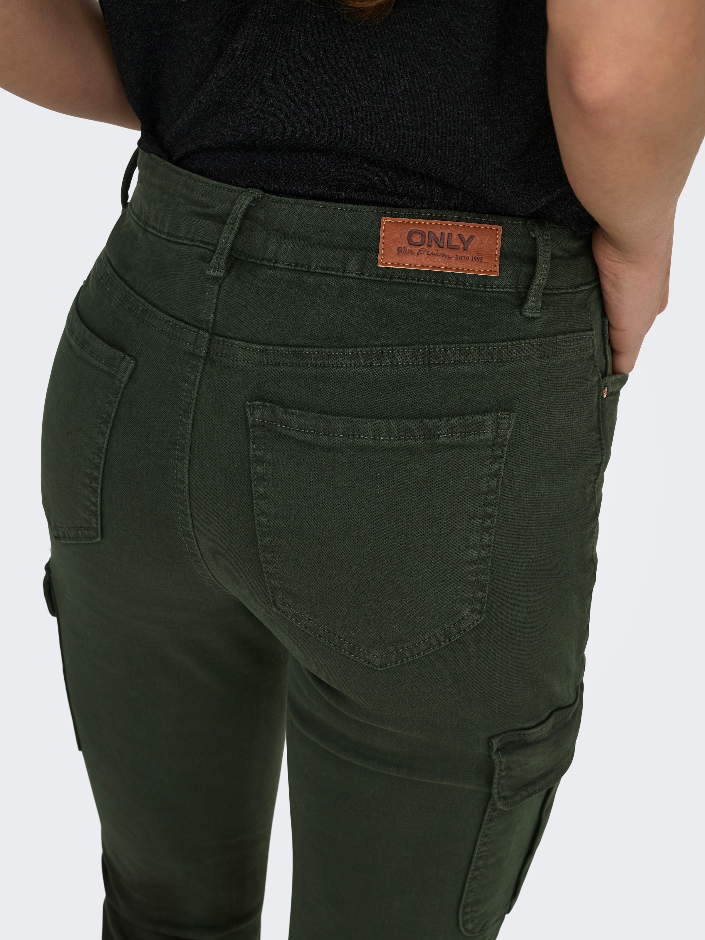 Only Missouri Regular Ankle Cargo Pants Black 40L 2