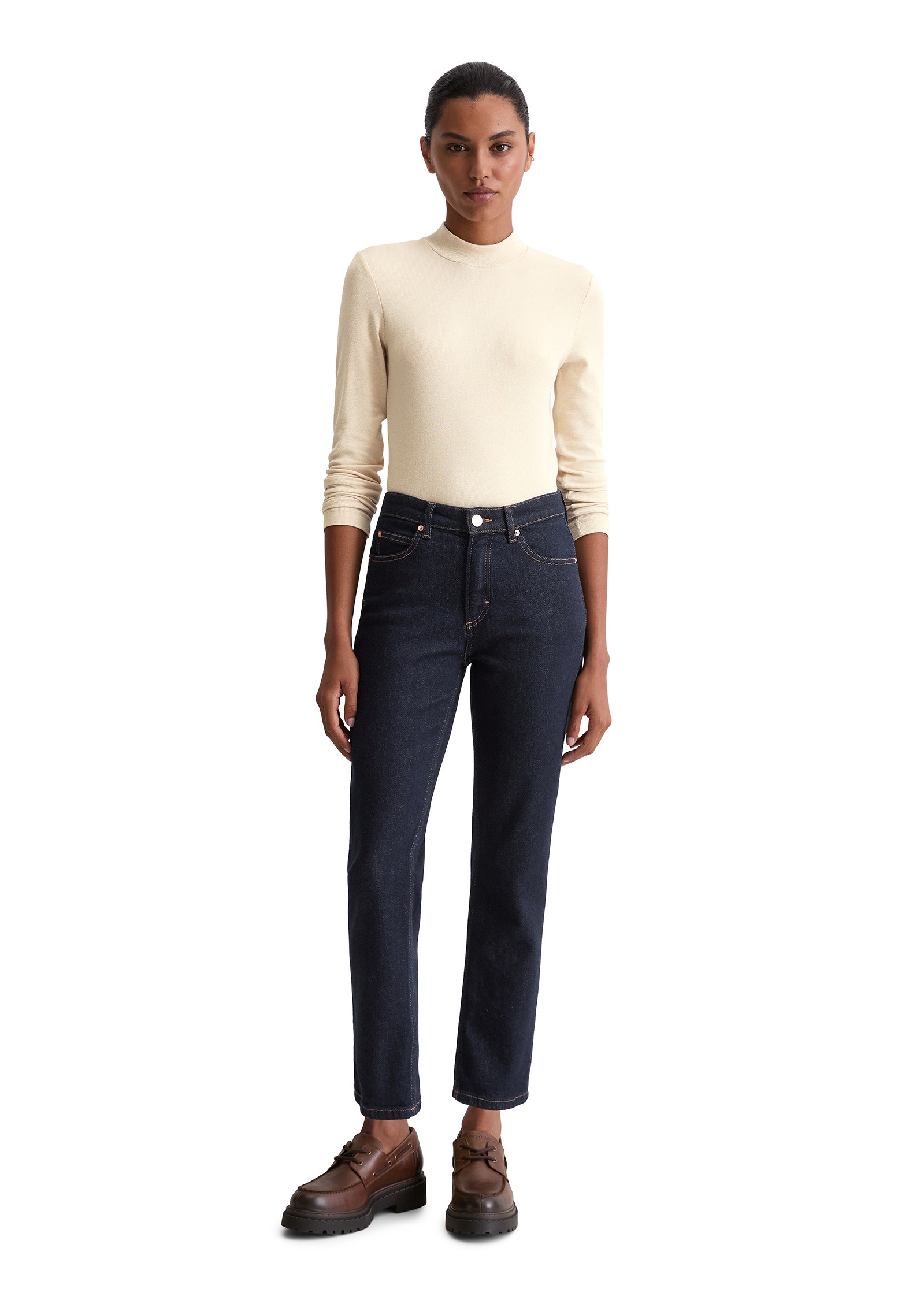 Marc O'Polo Straight-Jeans »aus Baumwolle-Lyocell-Stretch«