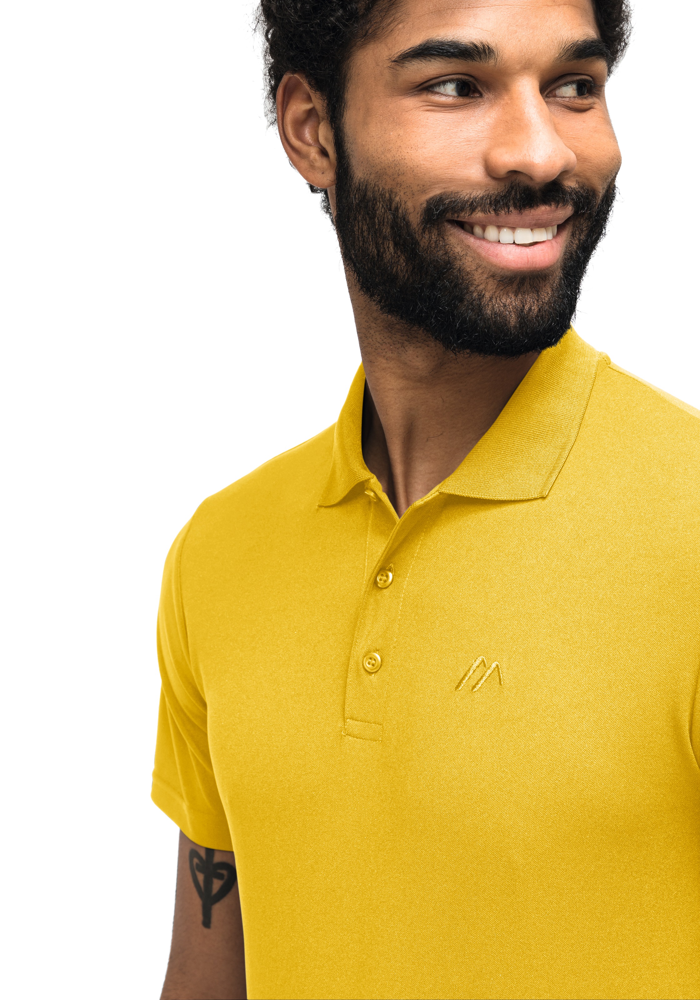 Maier Sports Funktionsshirt "Ulrich", Herren Poloshirt, kurzarm Freizeit-Sh günstig online kaufen