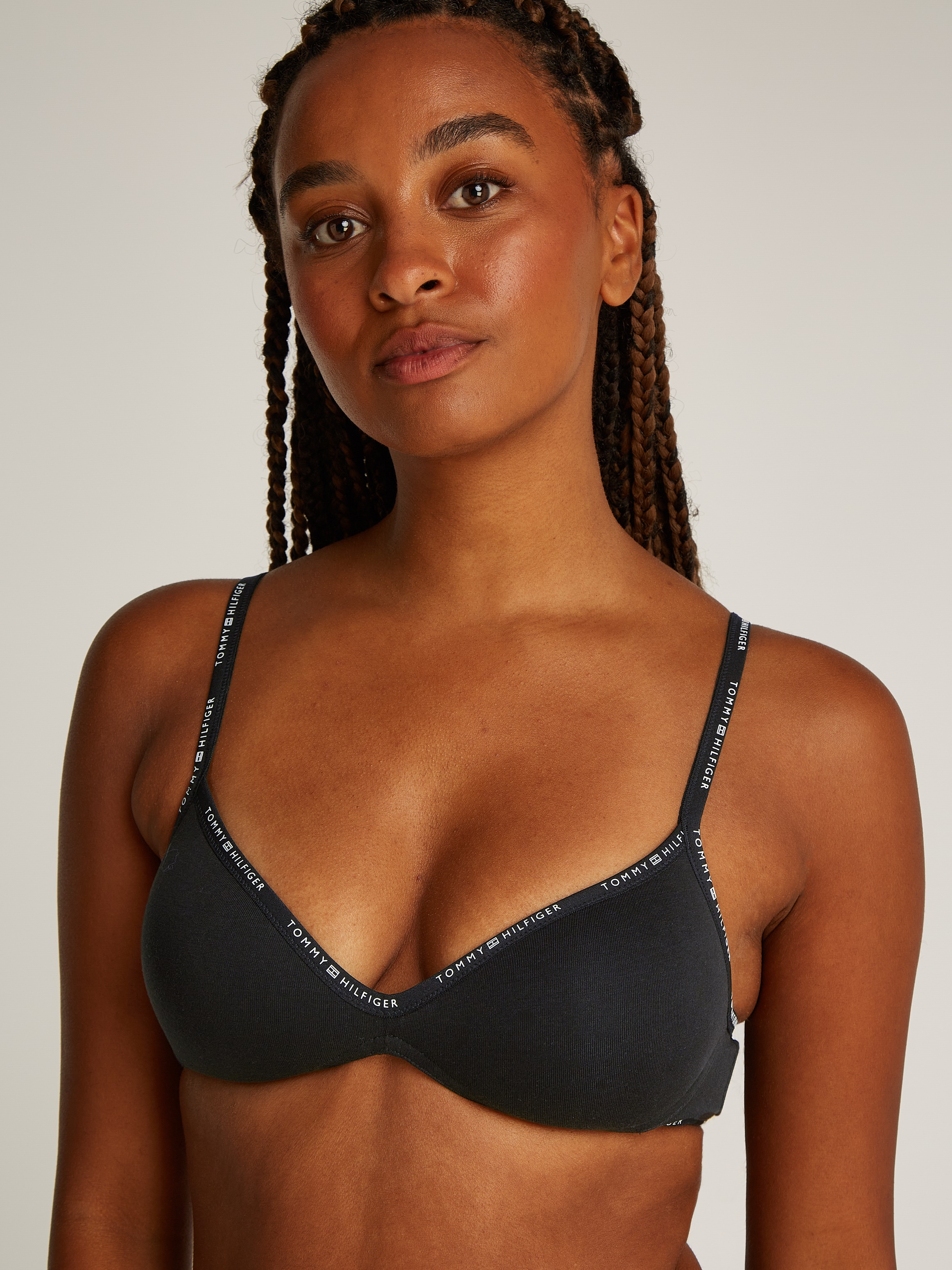 Tommy Hilfiger Underwear Push-up-BH »WIRELESS PUSH UP BRA«, mit Logoschriftzügen an den Kanten