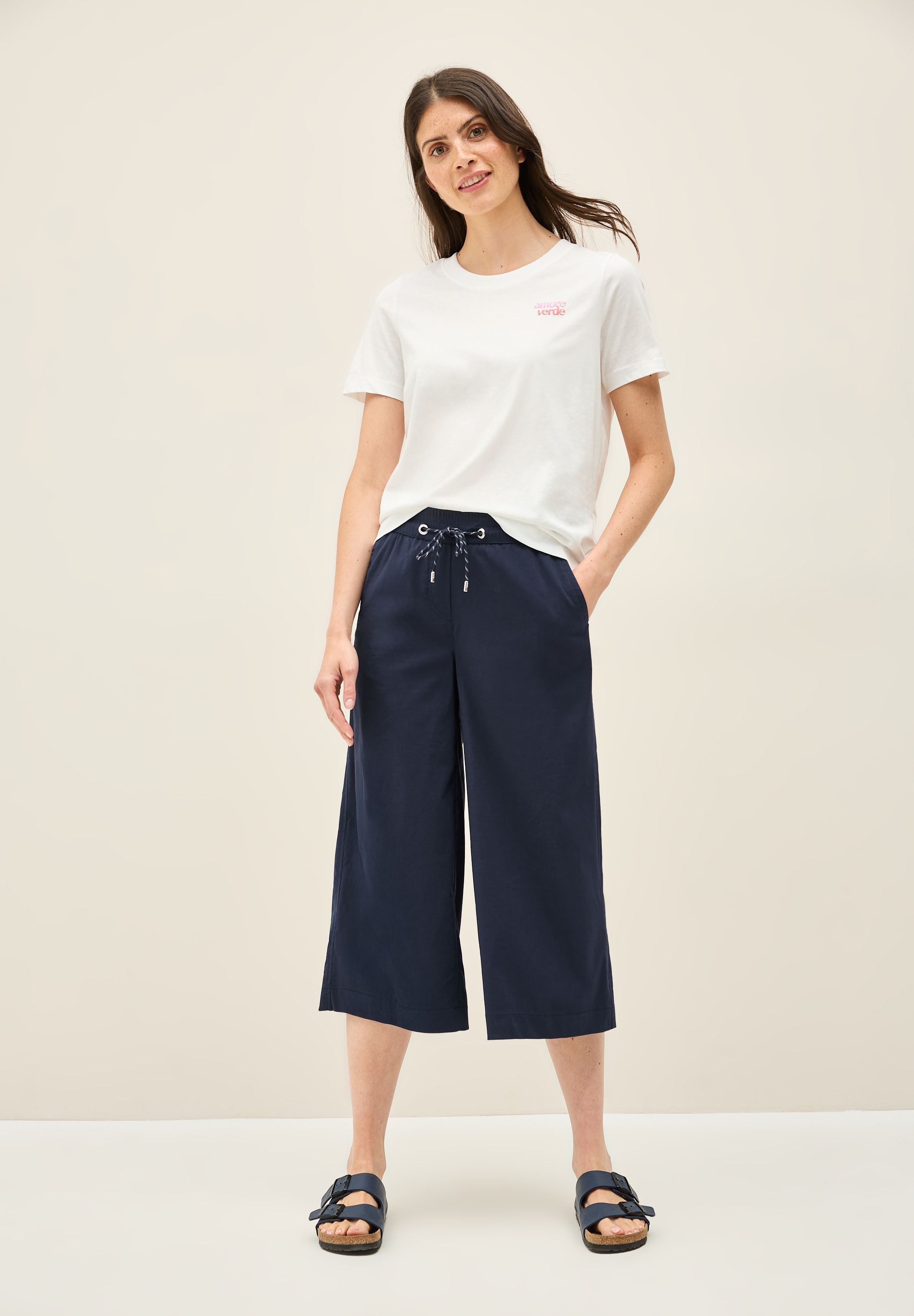 Cecil 3/4-Hose, High Waist