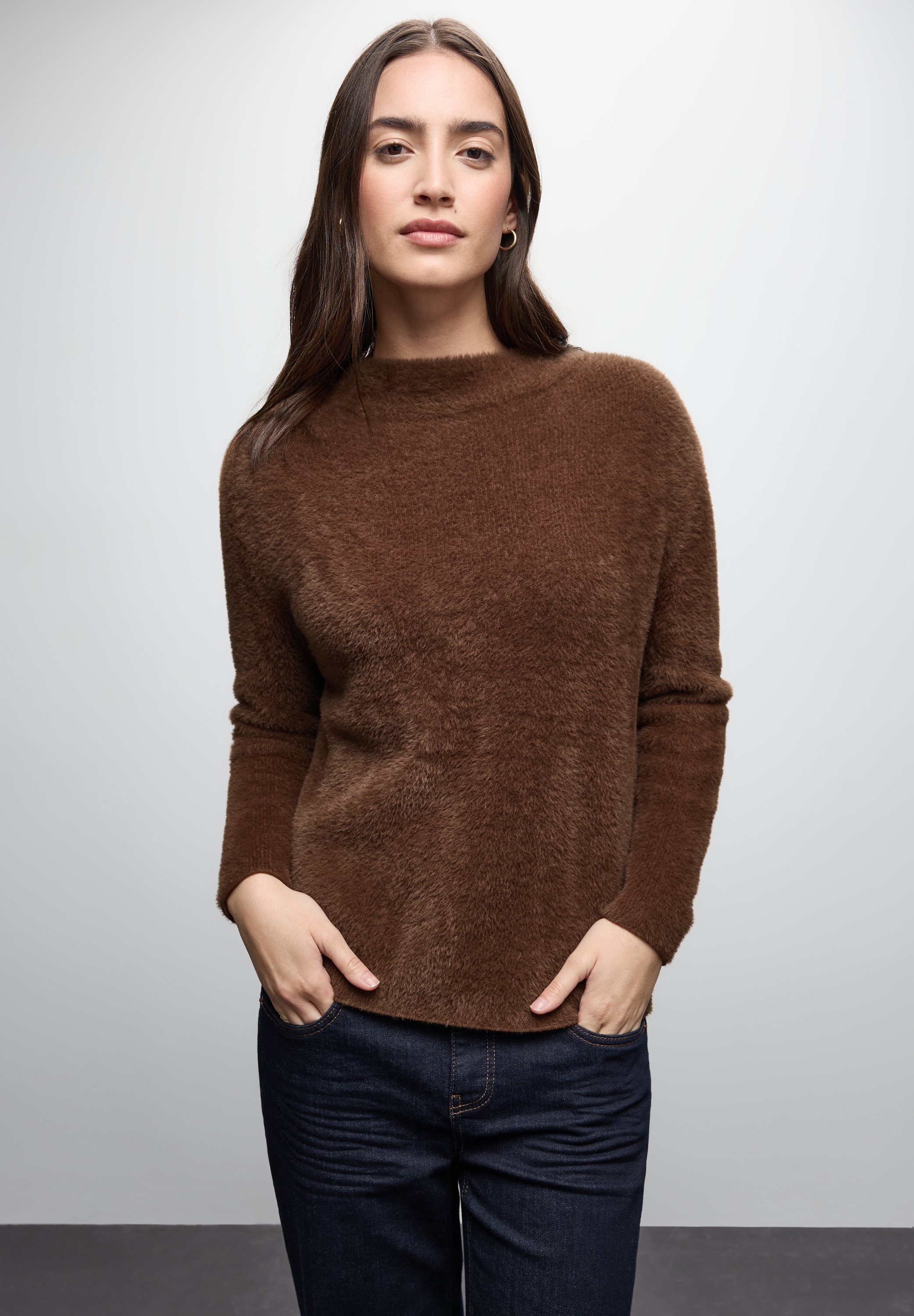 STREET ONE Strickpullover Grobstrick