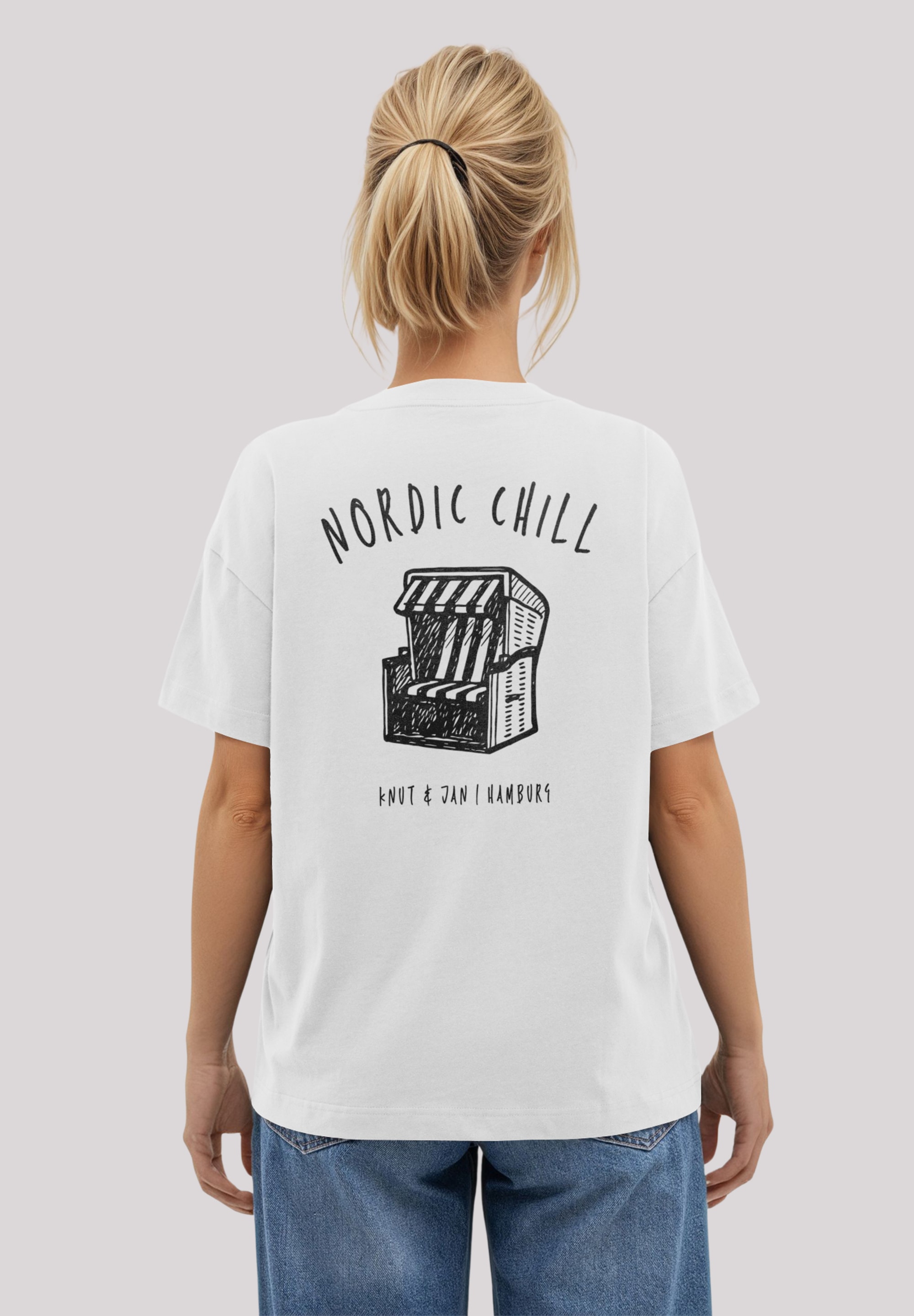 F4NT4STIC T-Shirt "Knut und Jan Scribble Logo", Osteee Kollektion, Urlaub, günstig online kaufen